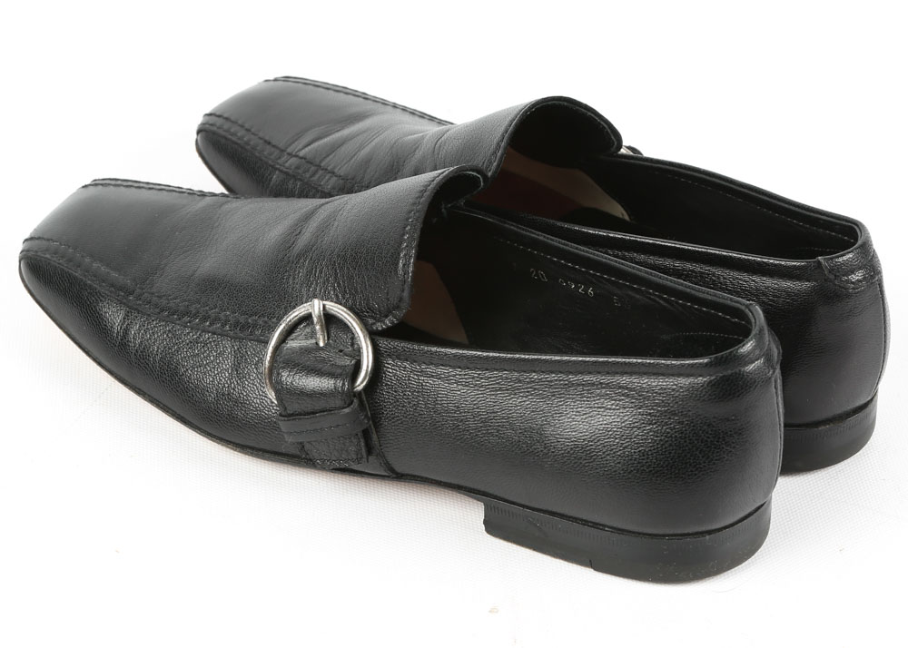 Men's Prada Black Calfskin Loafers