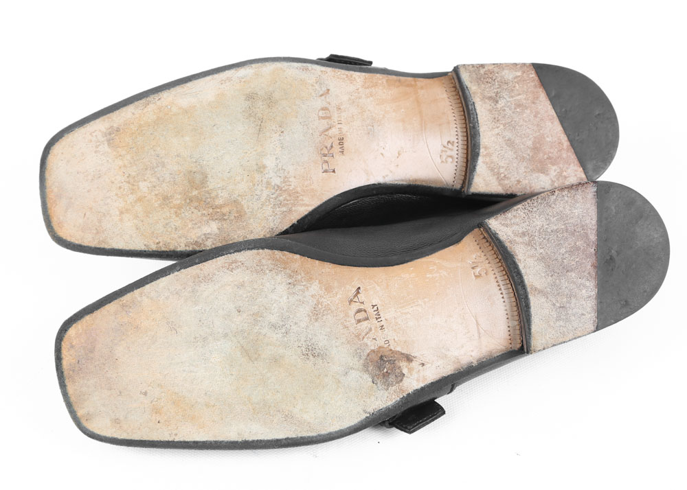 Men's Prada Black Calfskin Loafers