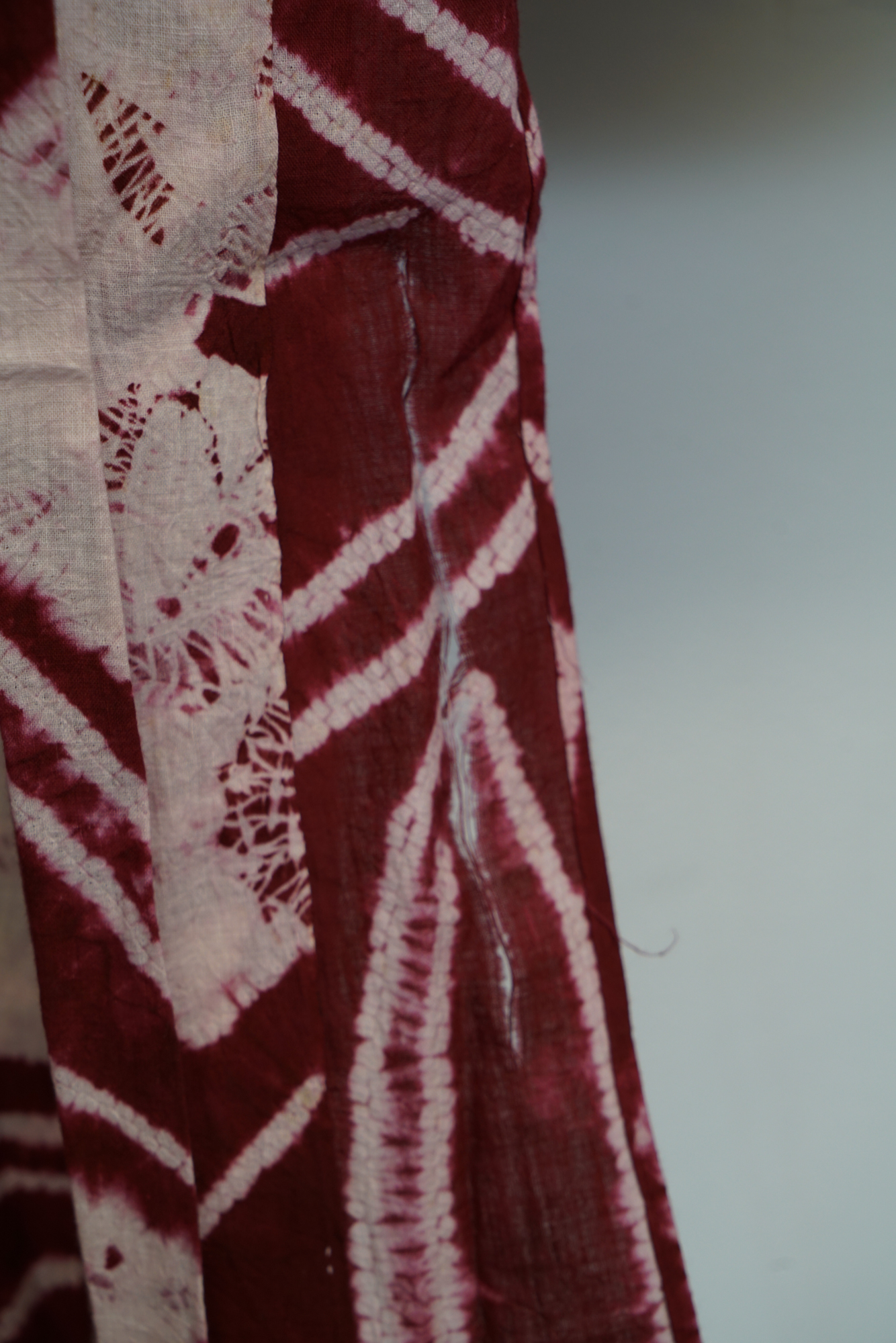 Circa 1870s Antique Japanese Handwoven Cotton Yukata Kimono