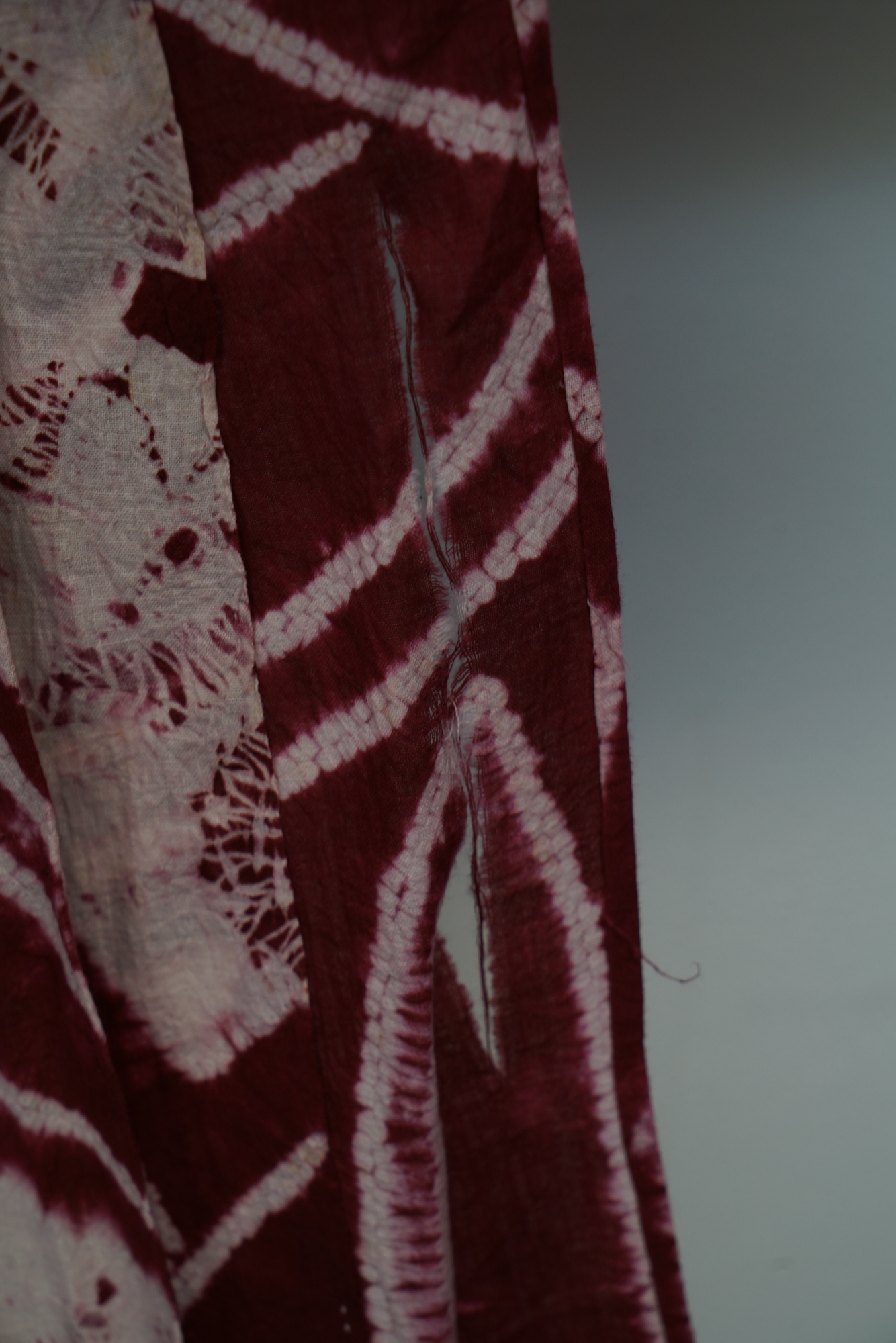 Circa 1870s Antique Japanese Handwoven Cotton Yukata Kimono