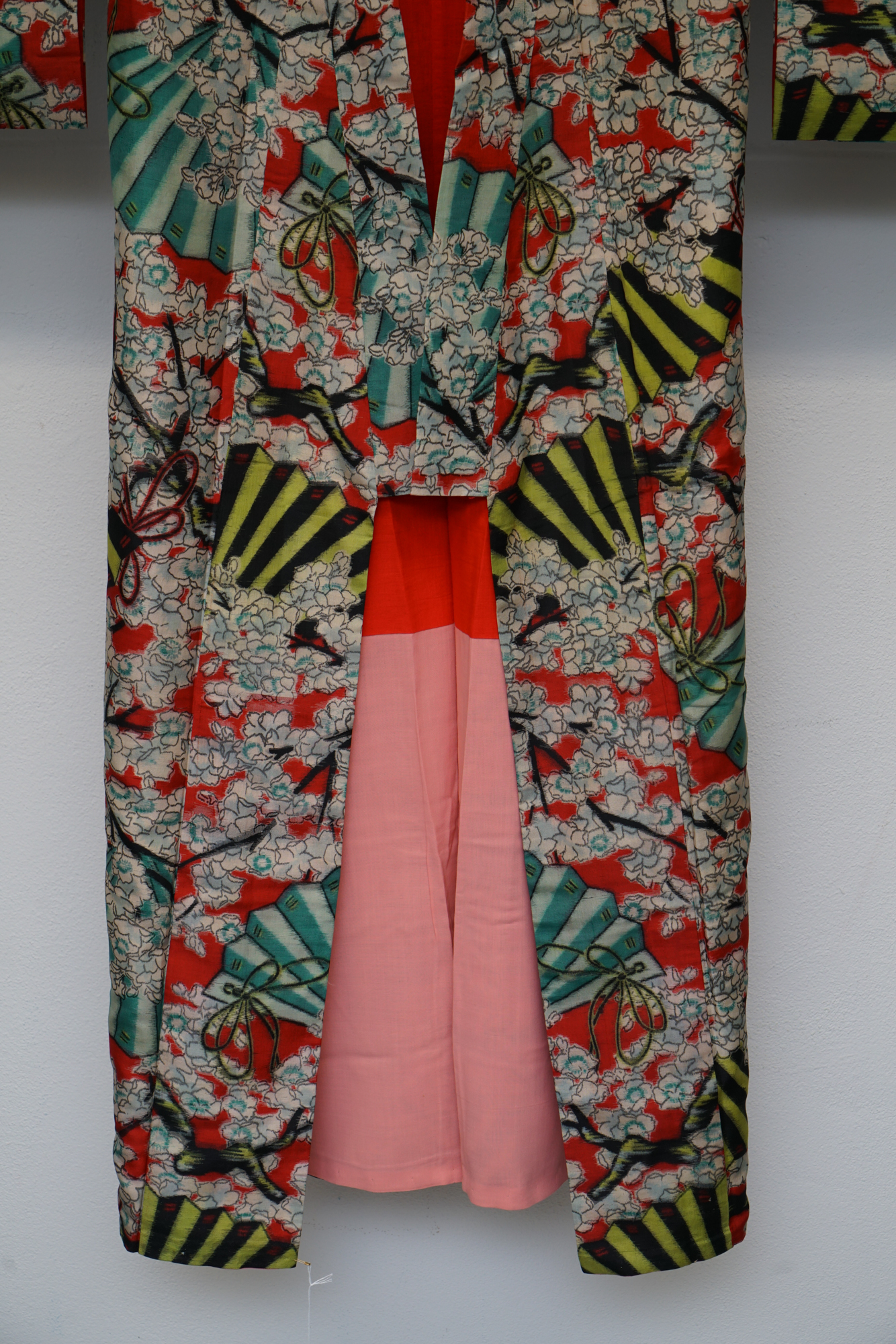 Circa 1930 Vintage Handwoven Meisen Silk Kimono