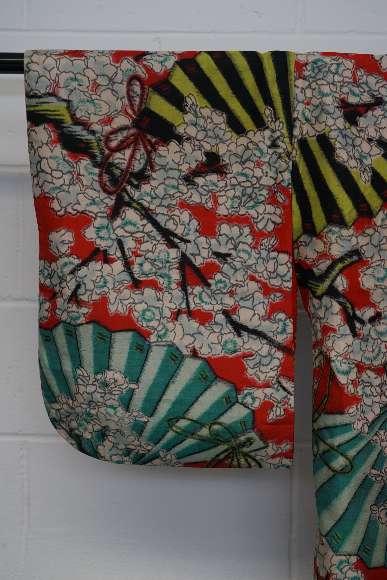 Circa 1930 Vintage Handwoven Meisen Silk Kimono