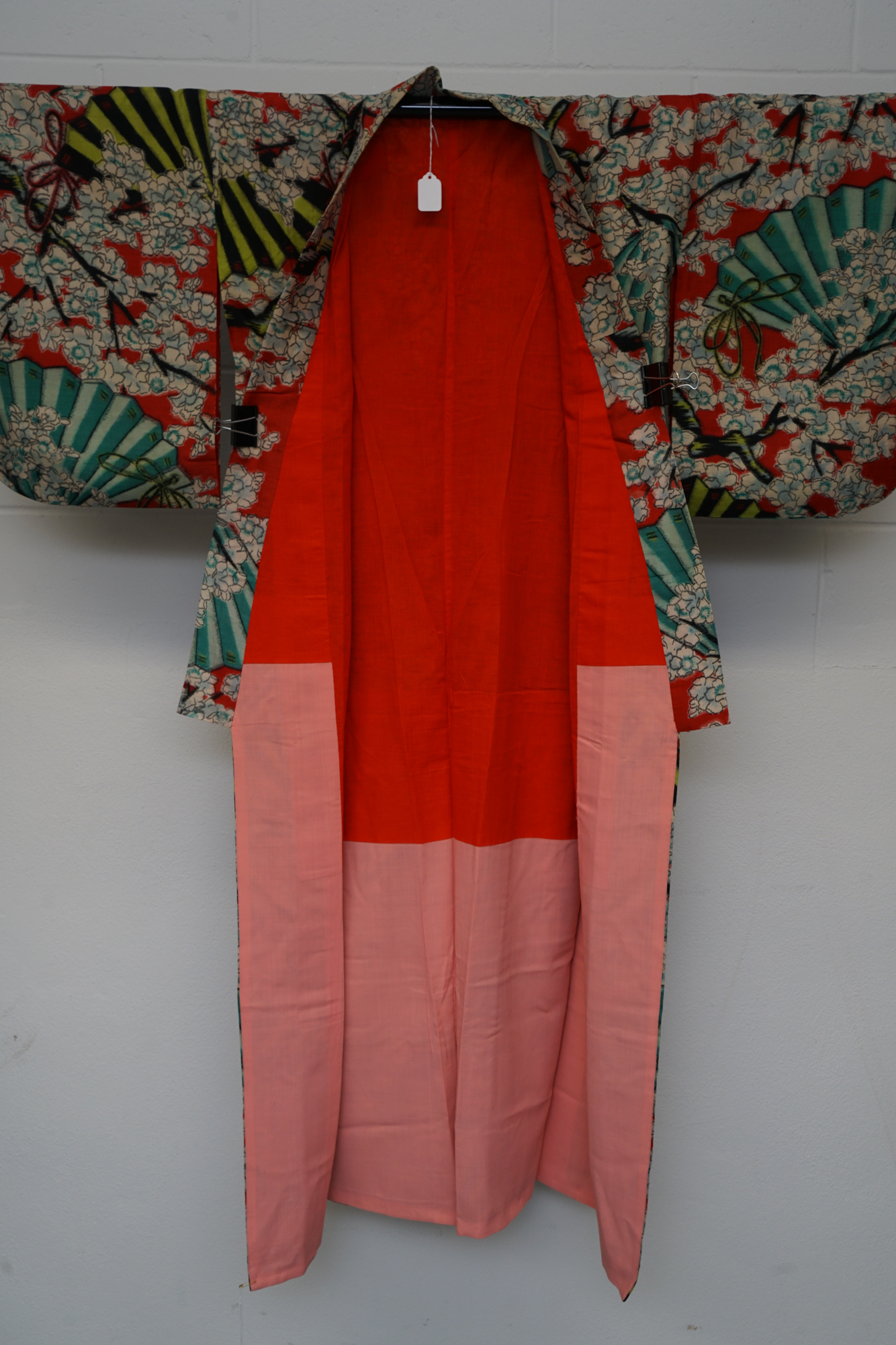 Circa 1930 Vintage Handwoven Meisen Silk Kimono