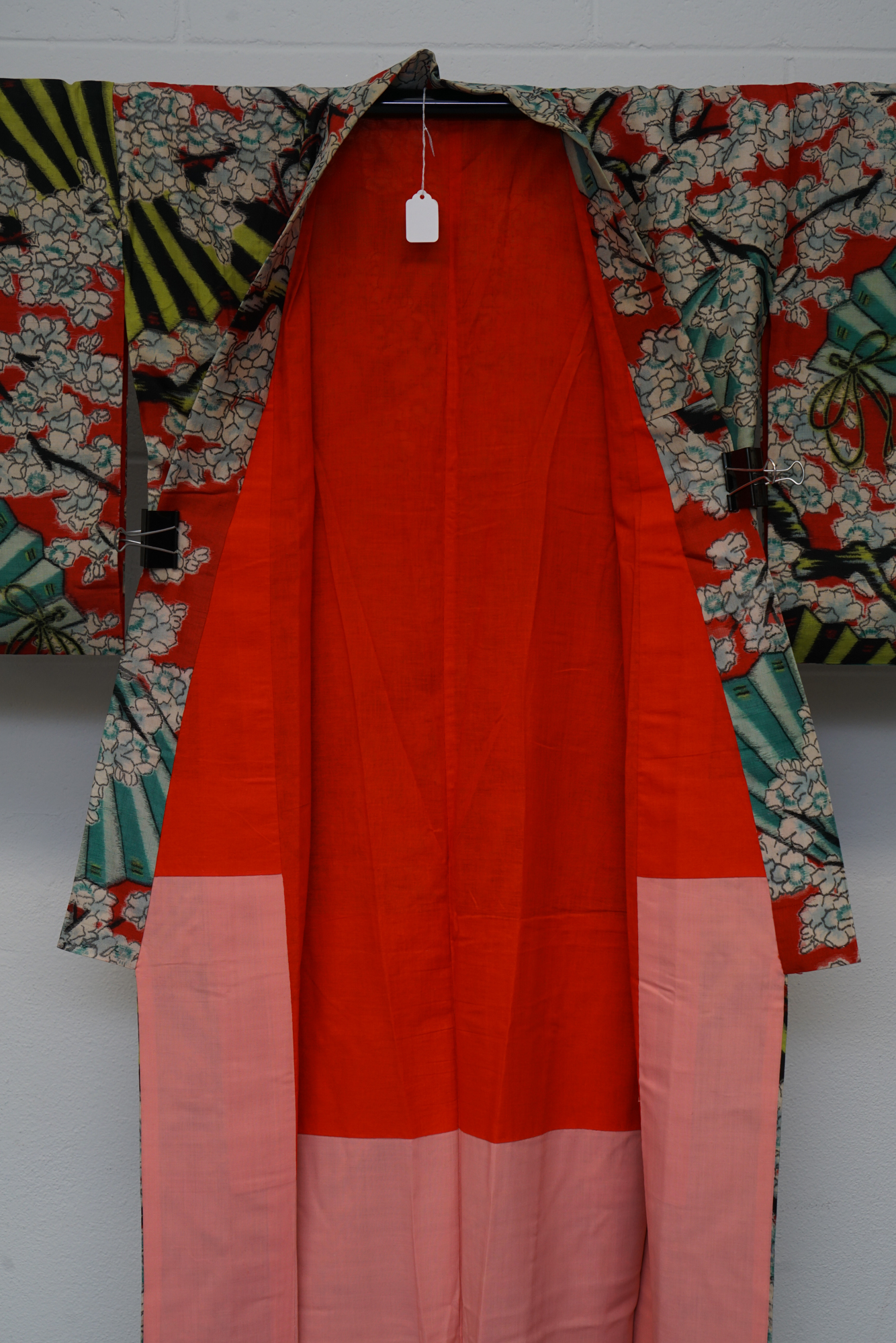 Circa 1930 Vintage Handwoven Meisen Silk Kimono