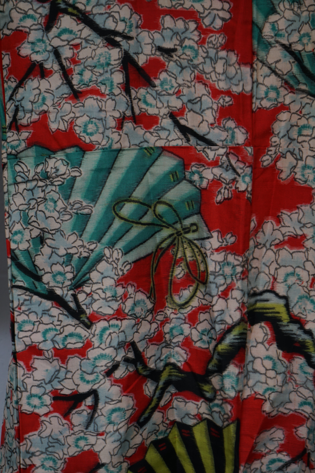 Circa 1930 Vintage Handwoven Meisen Silk Kimono