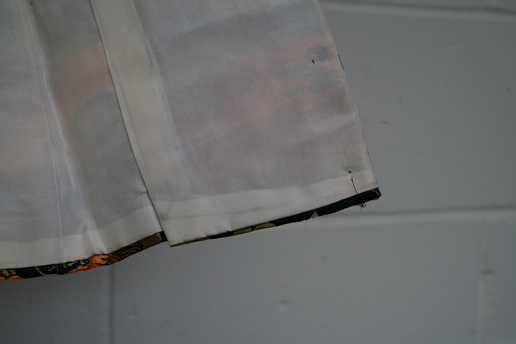 Child's Circa 1950 Vintage Handwoven Silk Brocade Ceremonial Haori Jacket