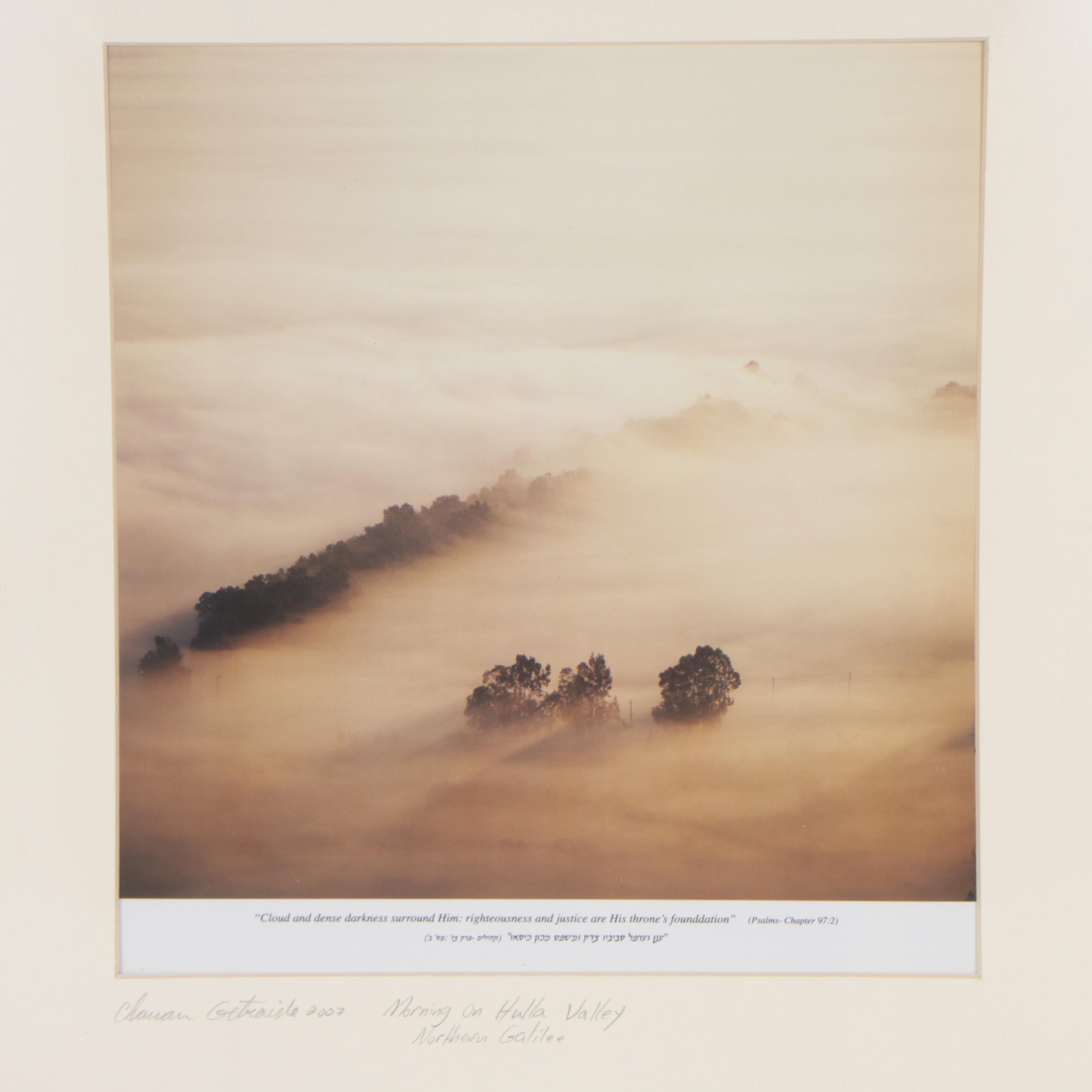 Chanan Getraide Israeli Landscape Chromogenic Color Photographs