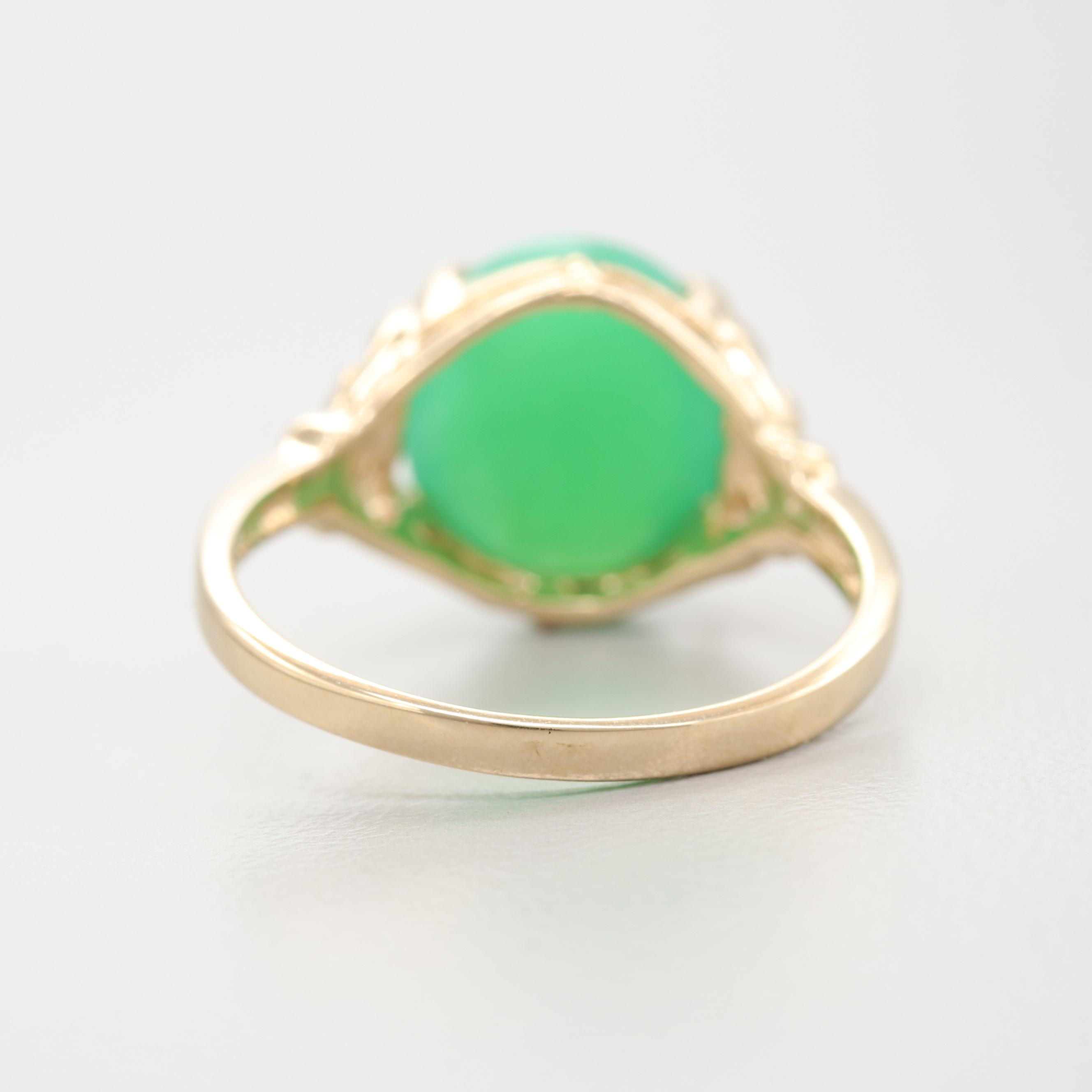 10K Yellow Gold Serpentine Ring