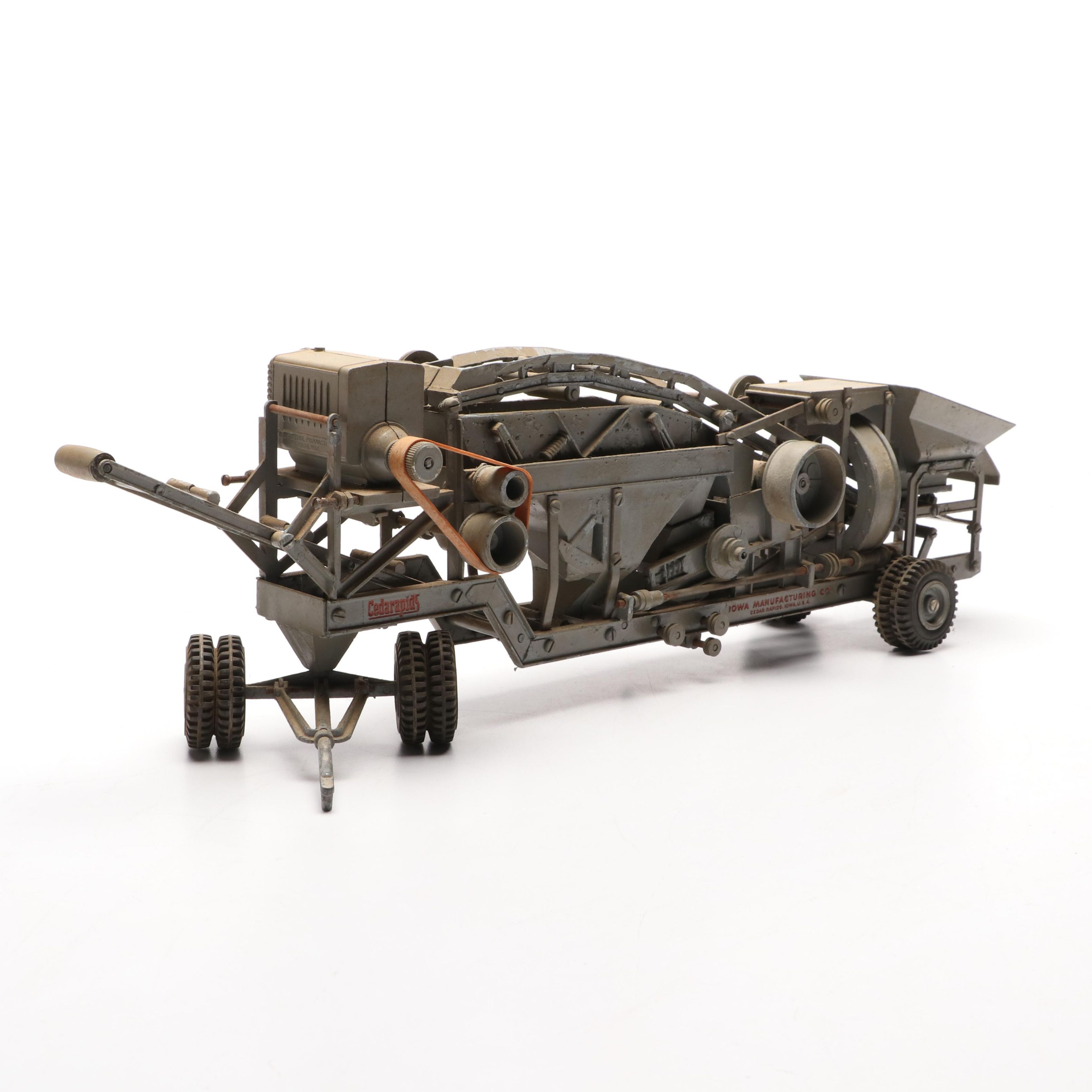 Circa 1930s Iowa Manufacturing Co. Cedarapids Salesman Sample Rock