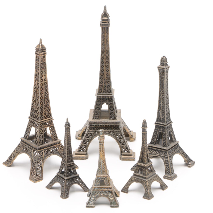 Eiffel Tower Metal Figurines