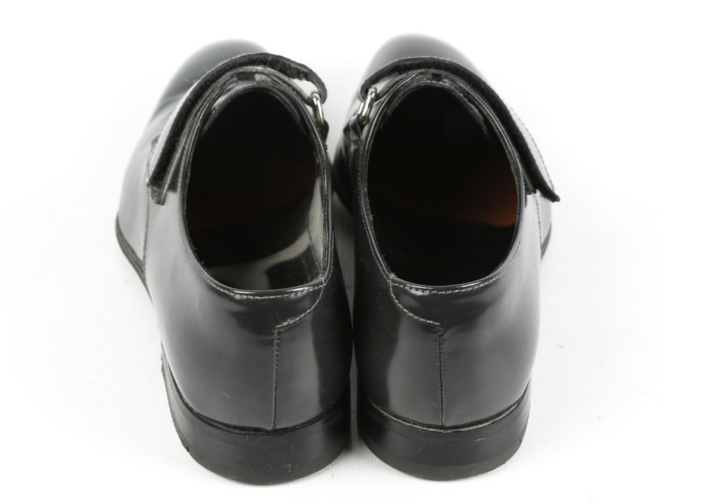 Men's Prada Monk Strap Patent Leather Dress Shoes