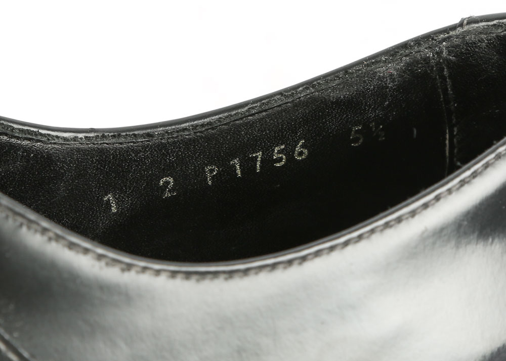 Men's Prada Monk Strap Patent Leather Dress Shoes