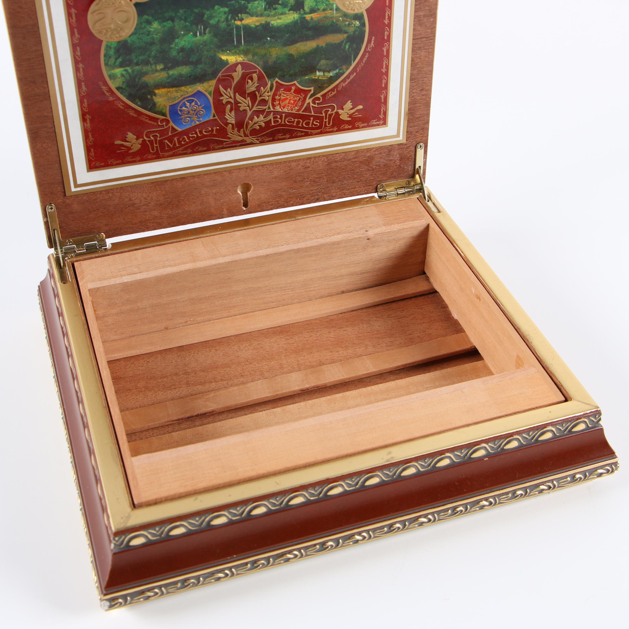 Dunhill and Oliva Family Cigar Boxes