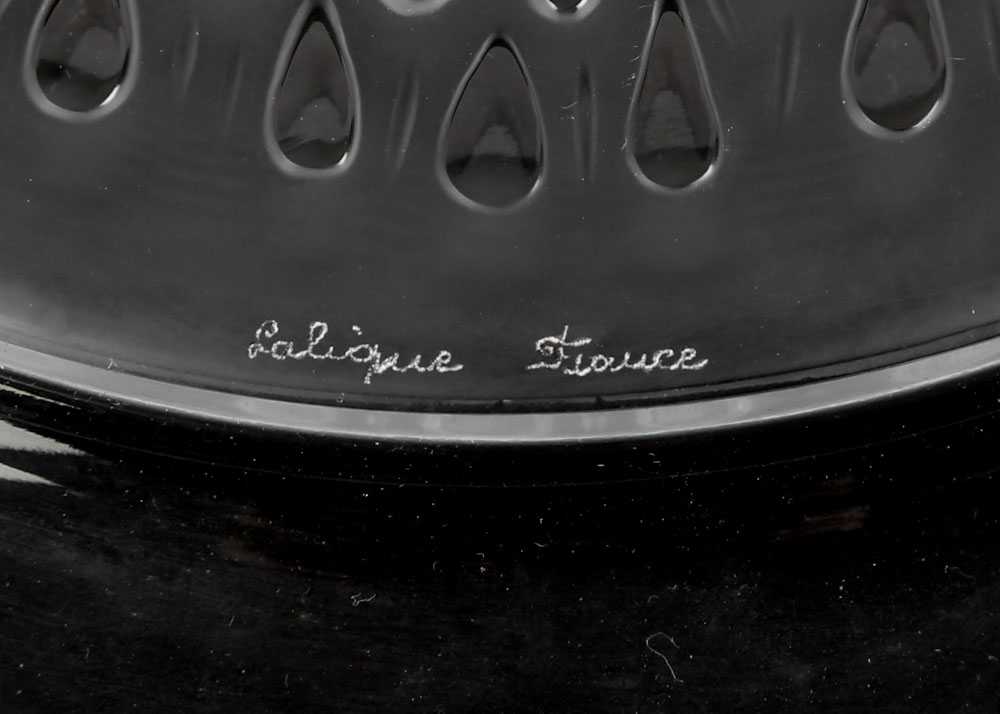 Vintage Lalique France Crystal Art Glass 1969 and 1971 Annual Plates