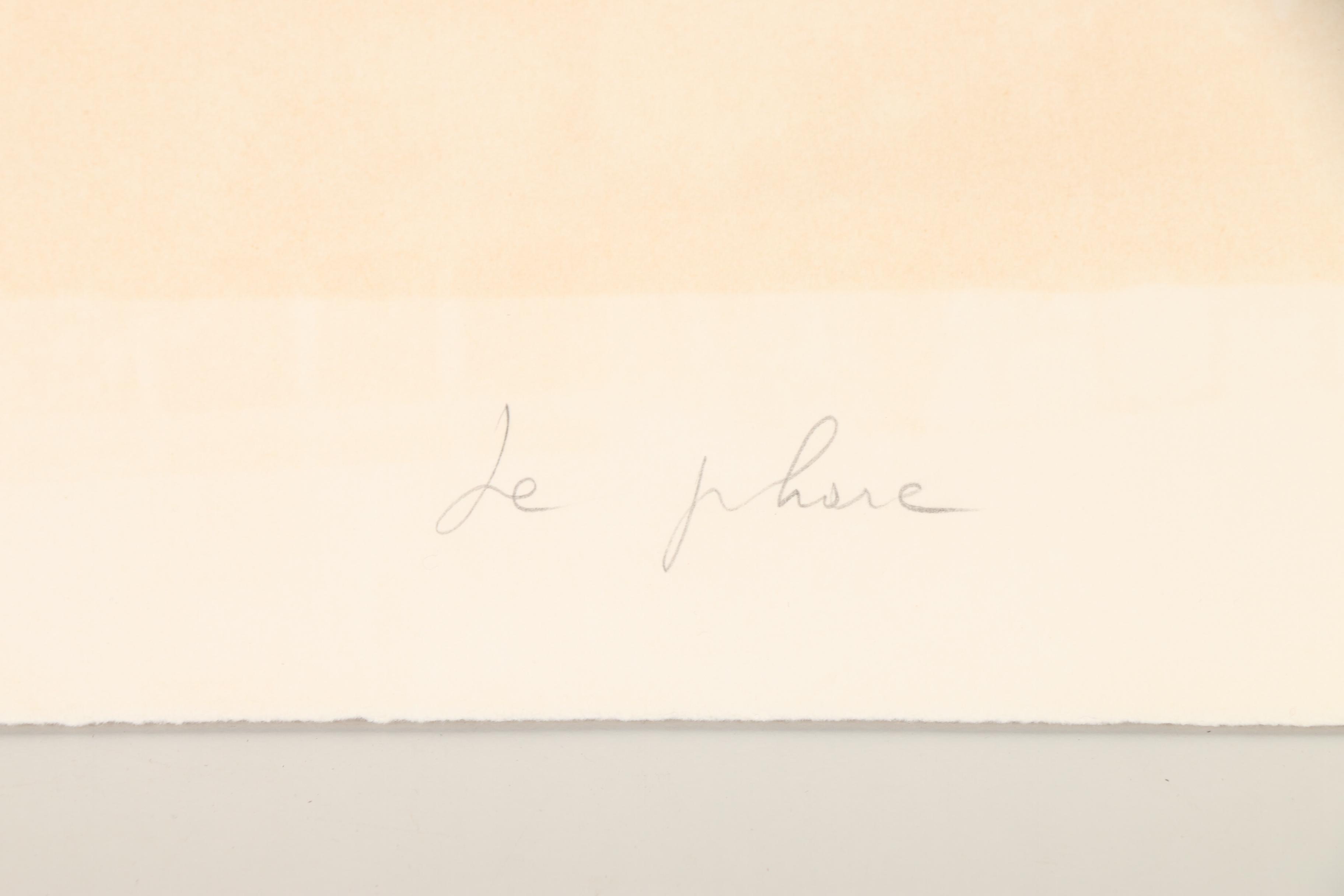 Georges Lambert Lithographs of Harbor Scenes