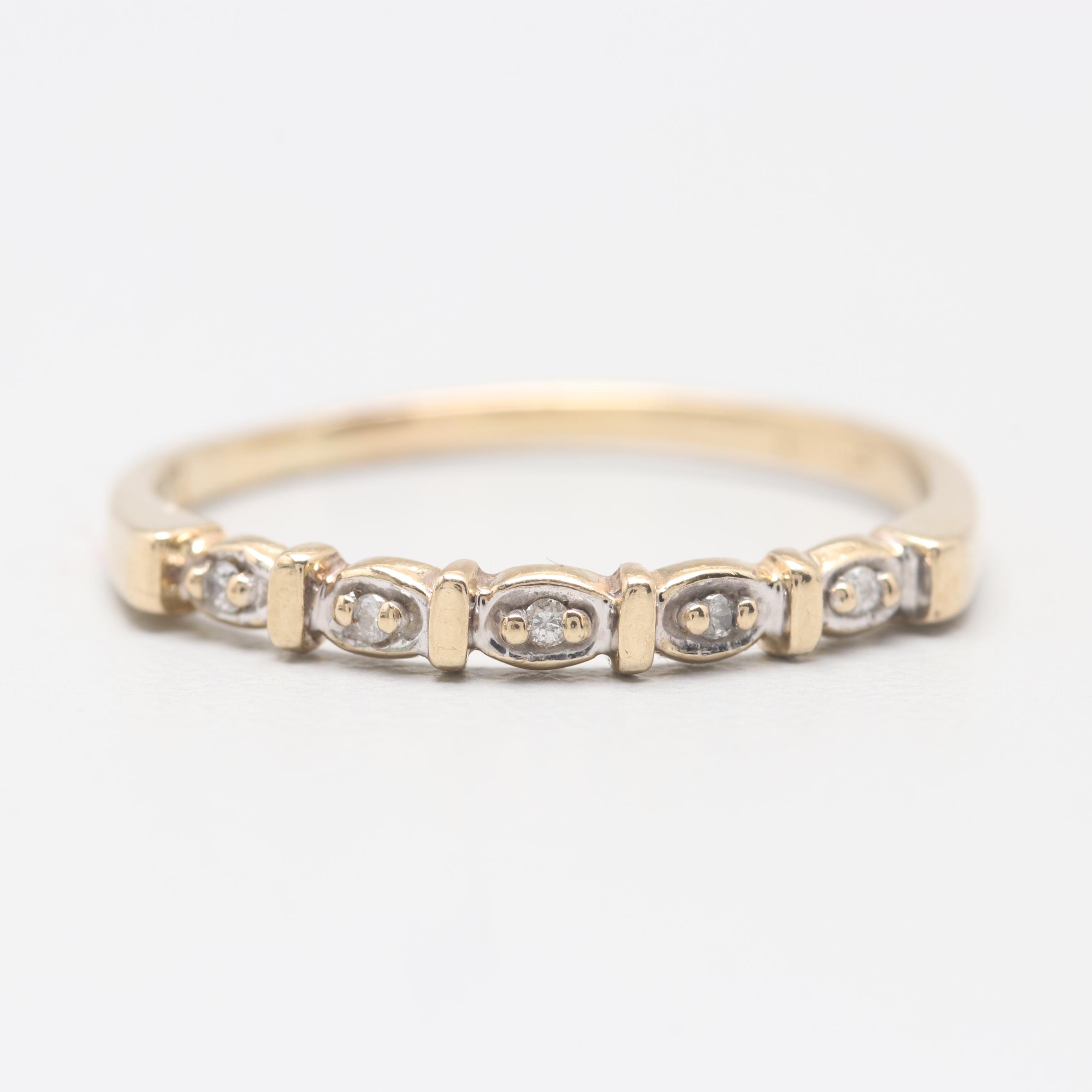 10K Yellow Gold Diamond Ring