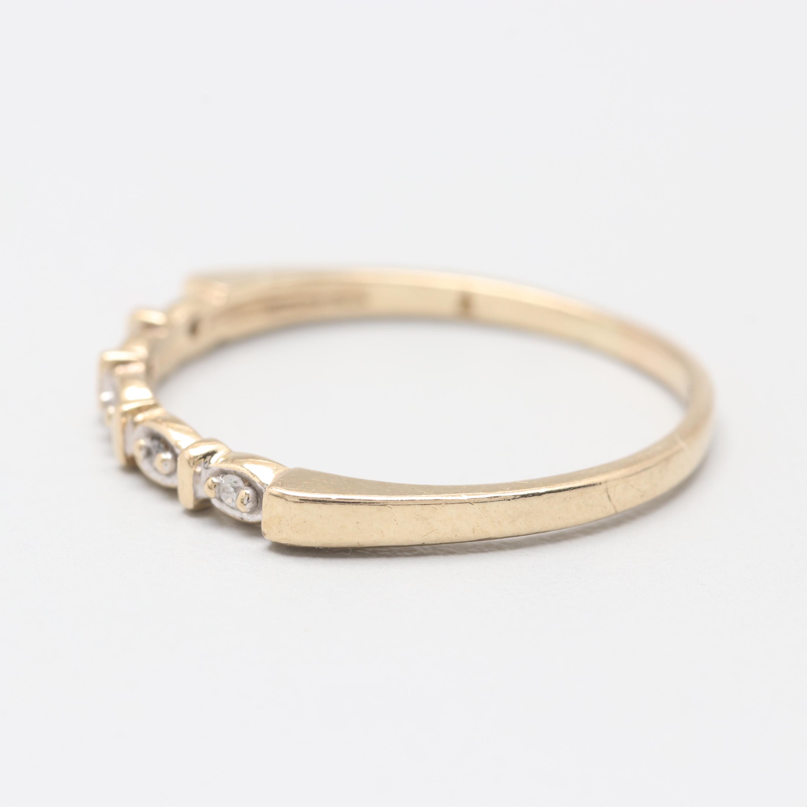 10K Yellow Gold Diamond Ring