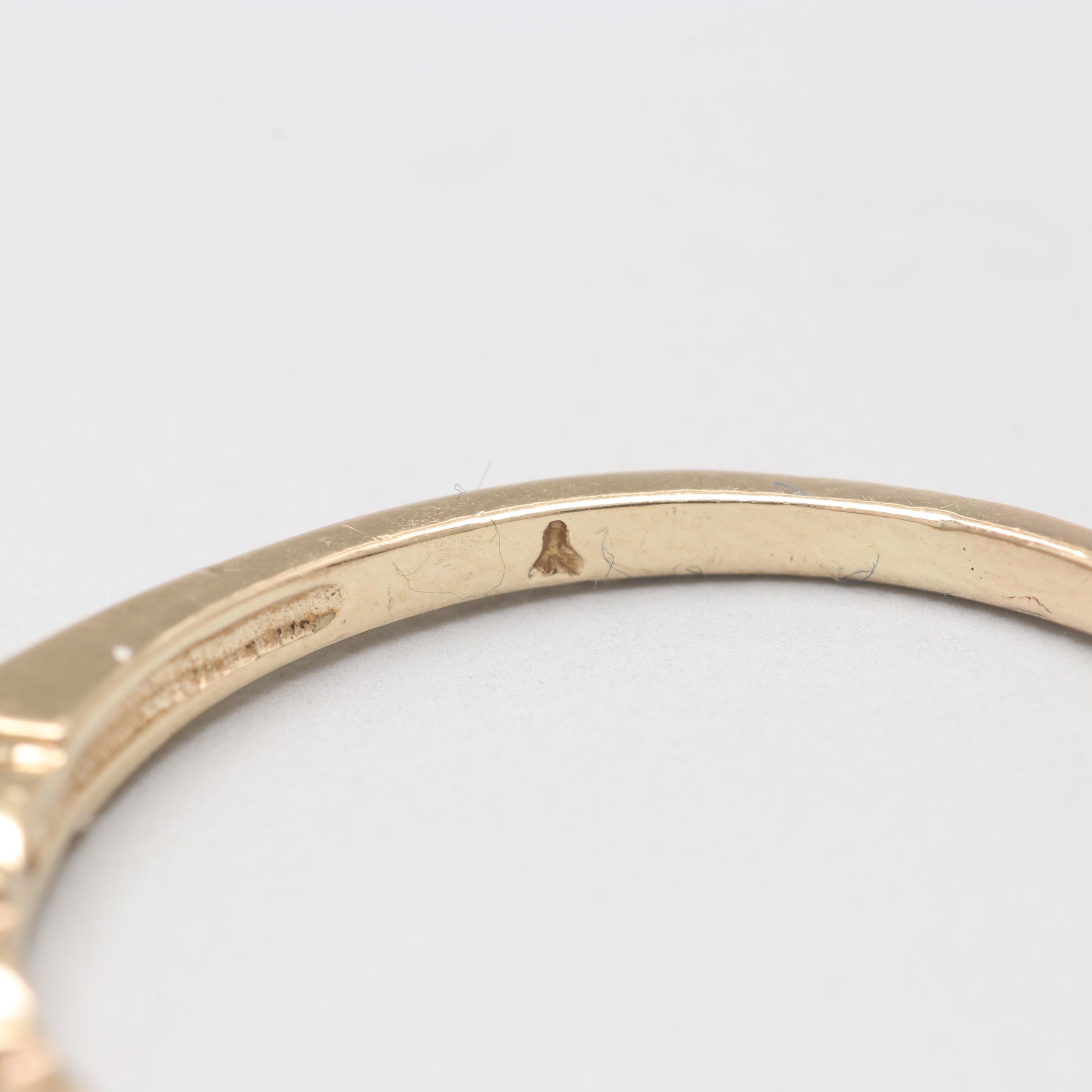 10K Yellow Gold Diamond Ring