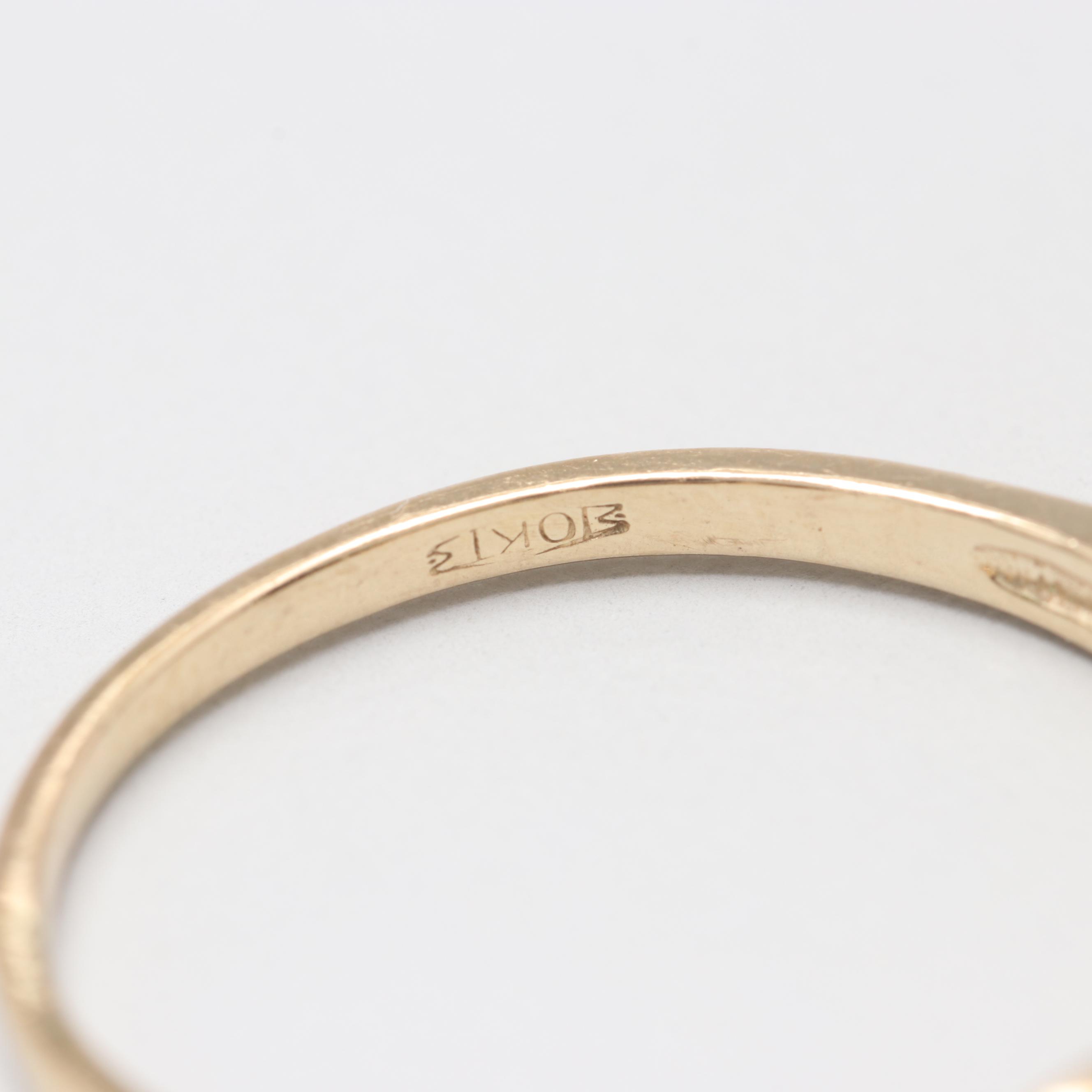 10K Yellow Gold Diamond Ring