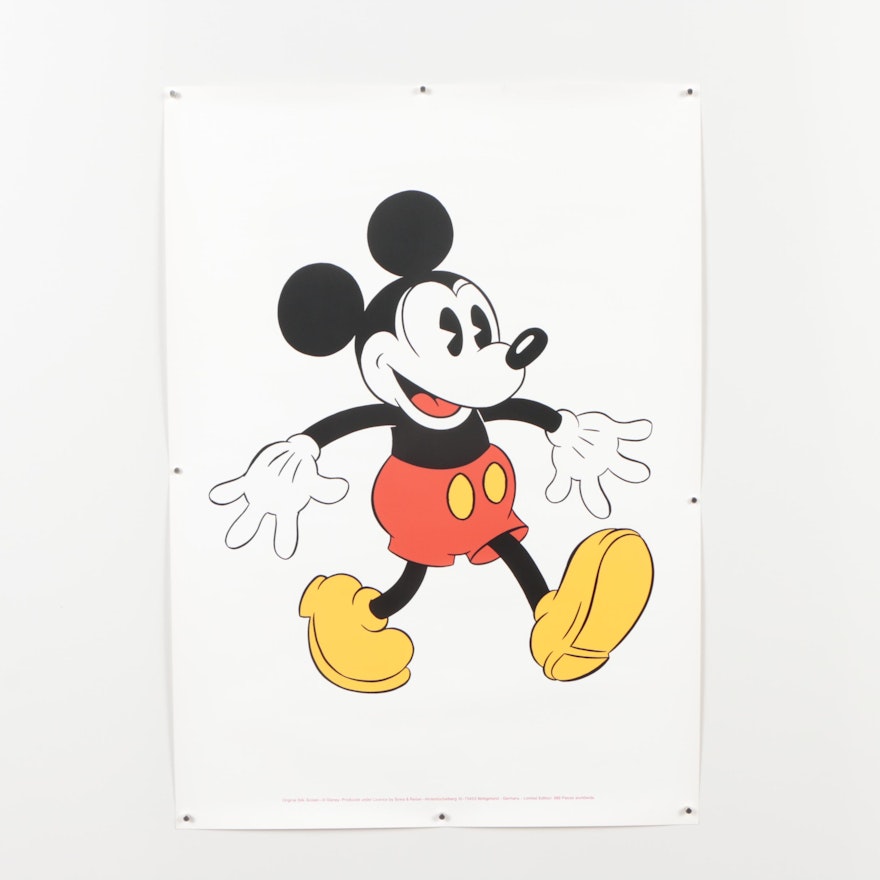 Sowa and Reiser Serigraph of Mickey Mouse