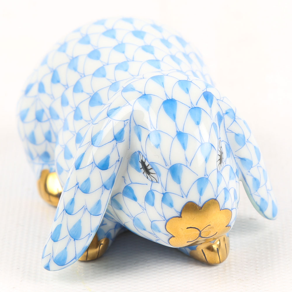 Herend Hungary Porcelain Lop Ear Bunny Figurine