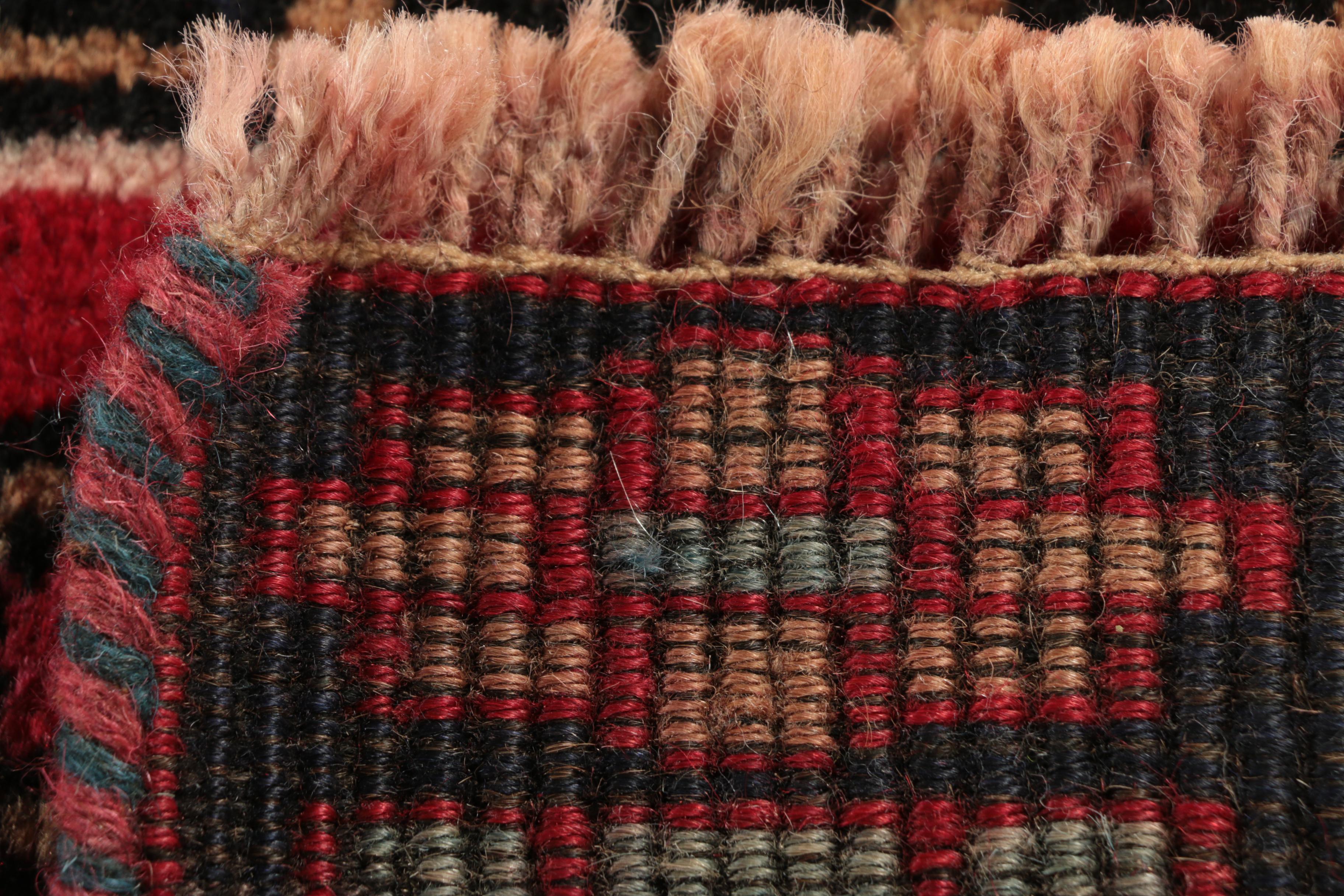 Hand-Knotted Persian Heriz Wool Runner