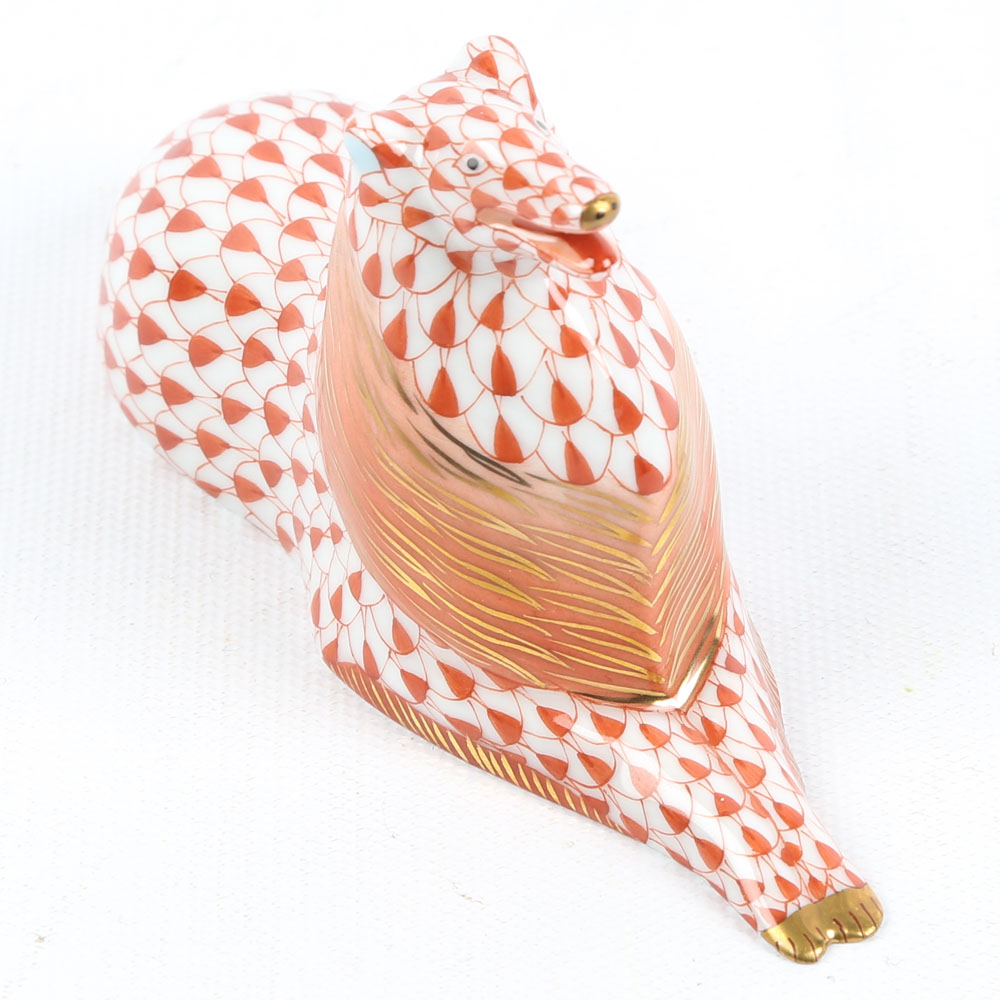 Herend Hungary Porcelain Collie Dog Figurine