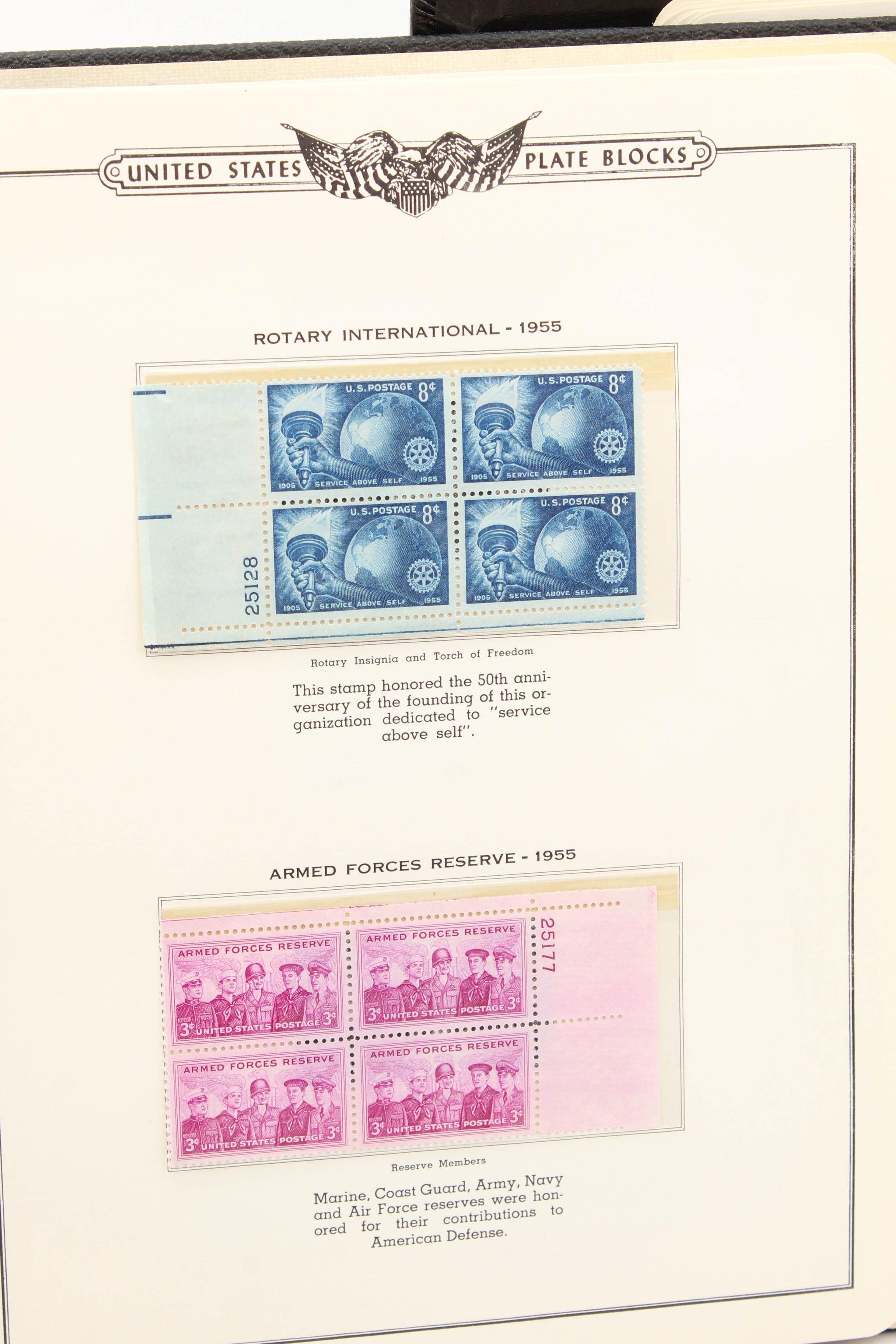 United States Plate Blocks