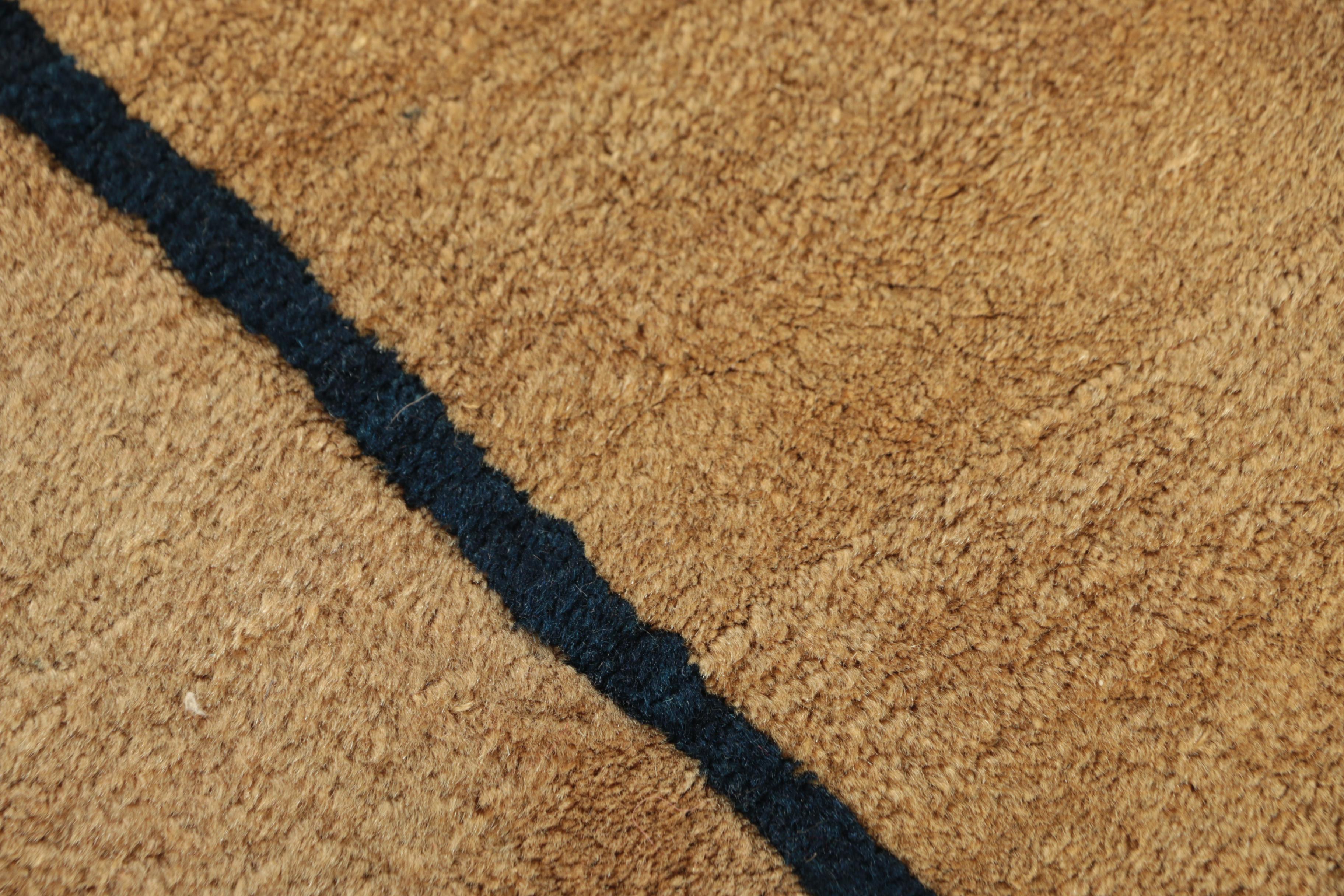 Power Loomed Vintage Chinese Peking-Style Rug Fragment