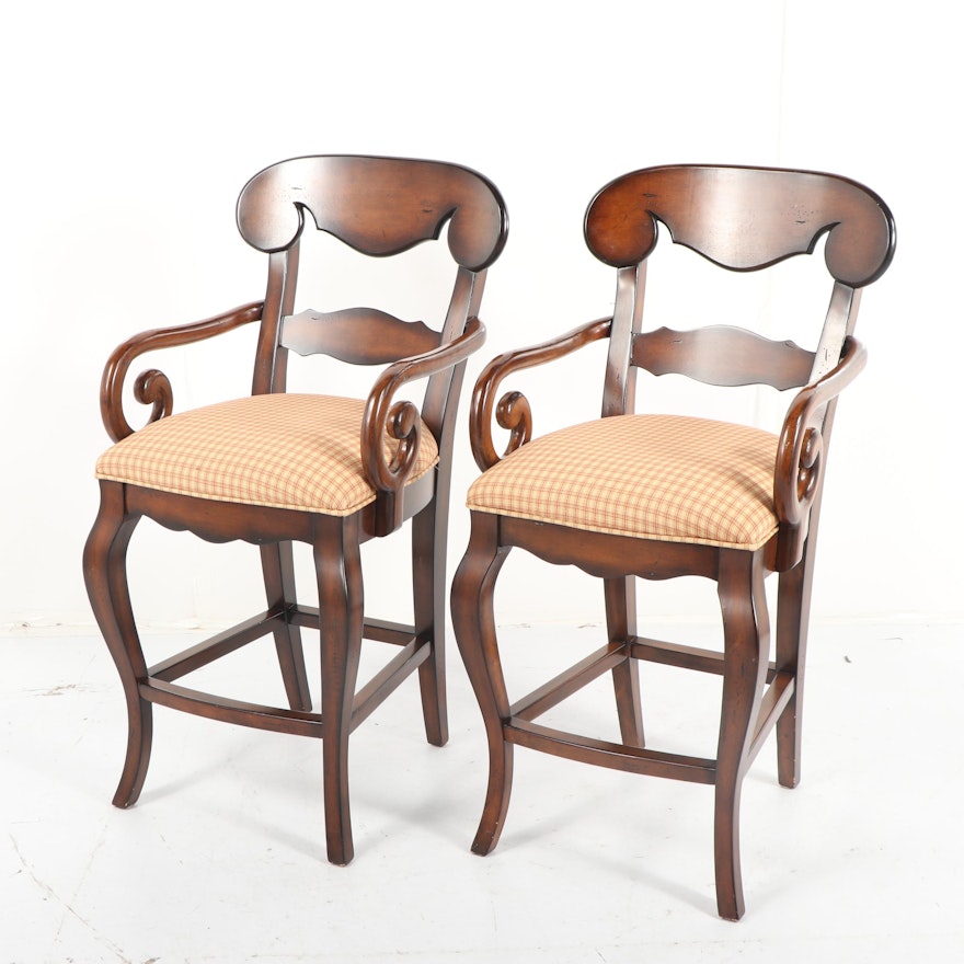 Empire Style Barstools by Hooker Furniture, 21st Century
