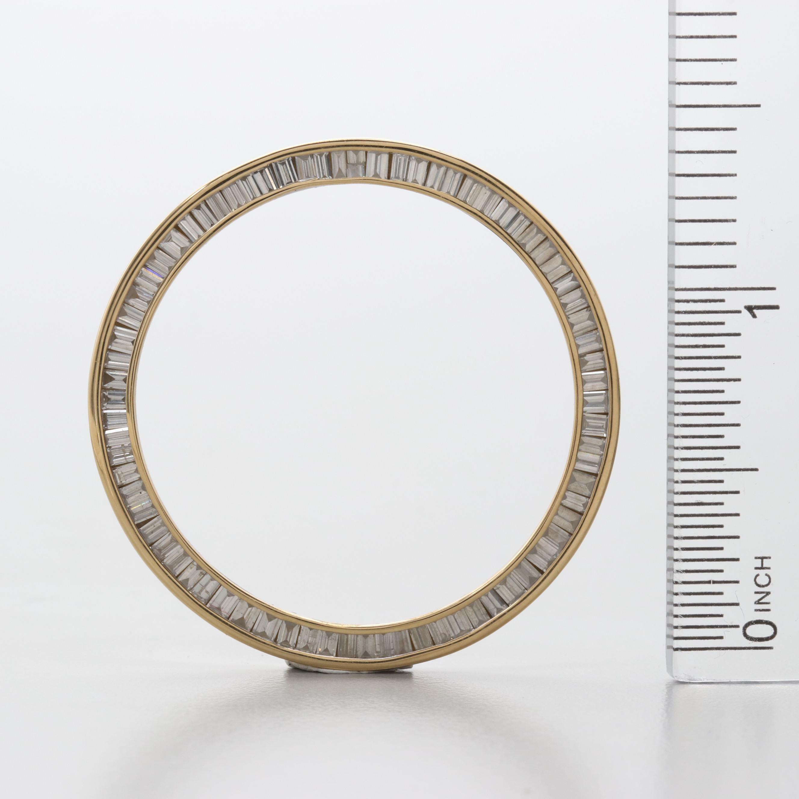 18K Yellow Gold 1.87 CTW Diamond Watch Bezel