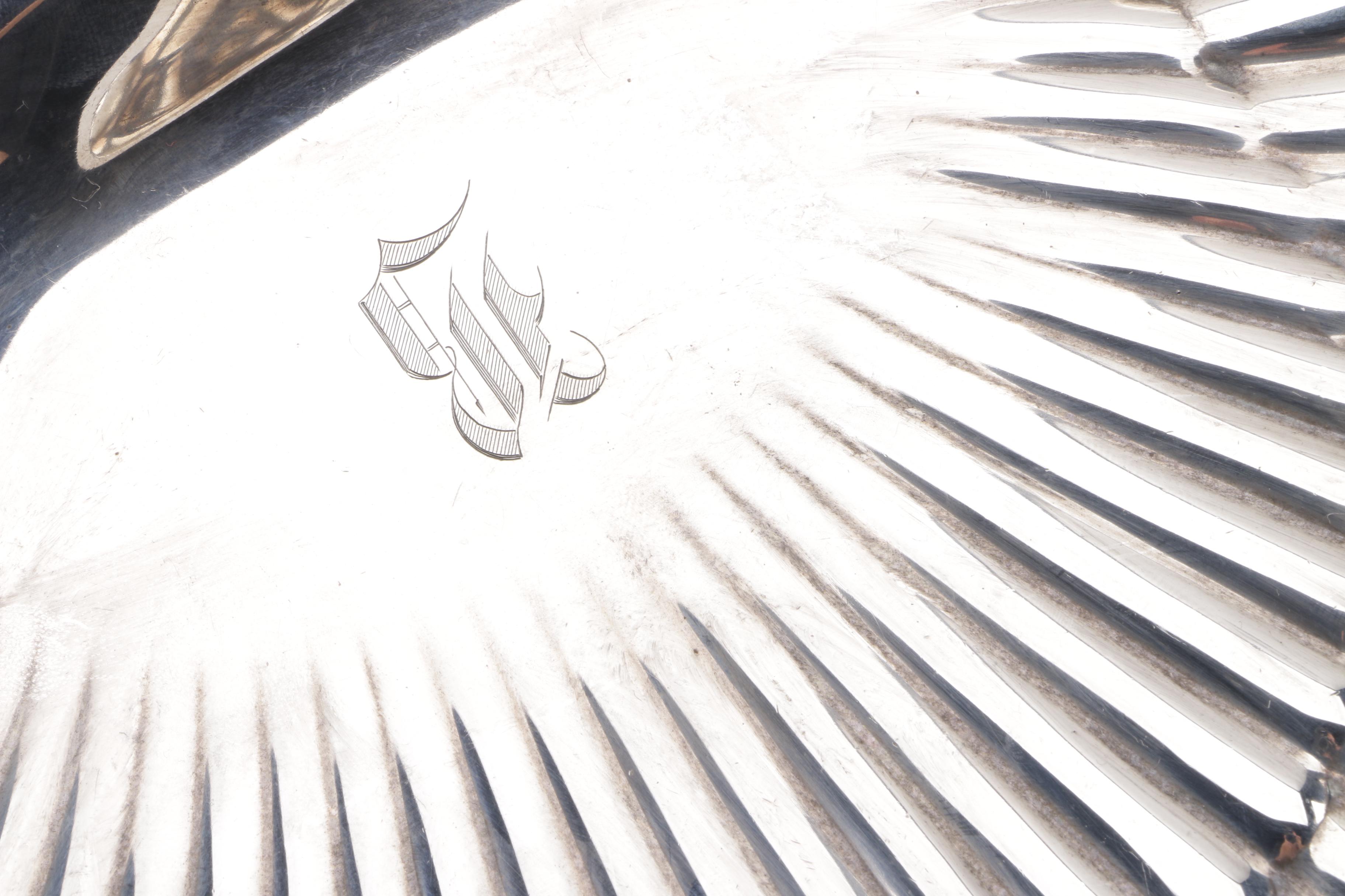 Gorham Sterling Shell Bon Bon Bowl with Baldwin & Miller Revere Bowl