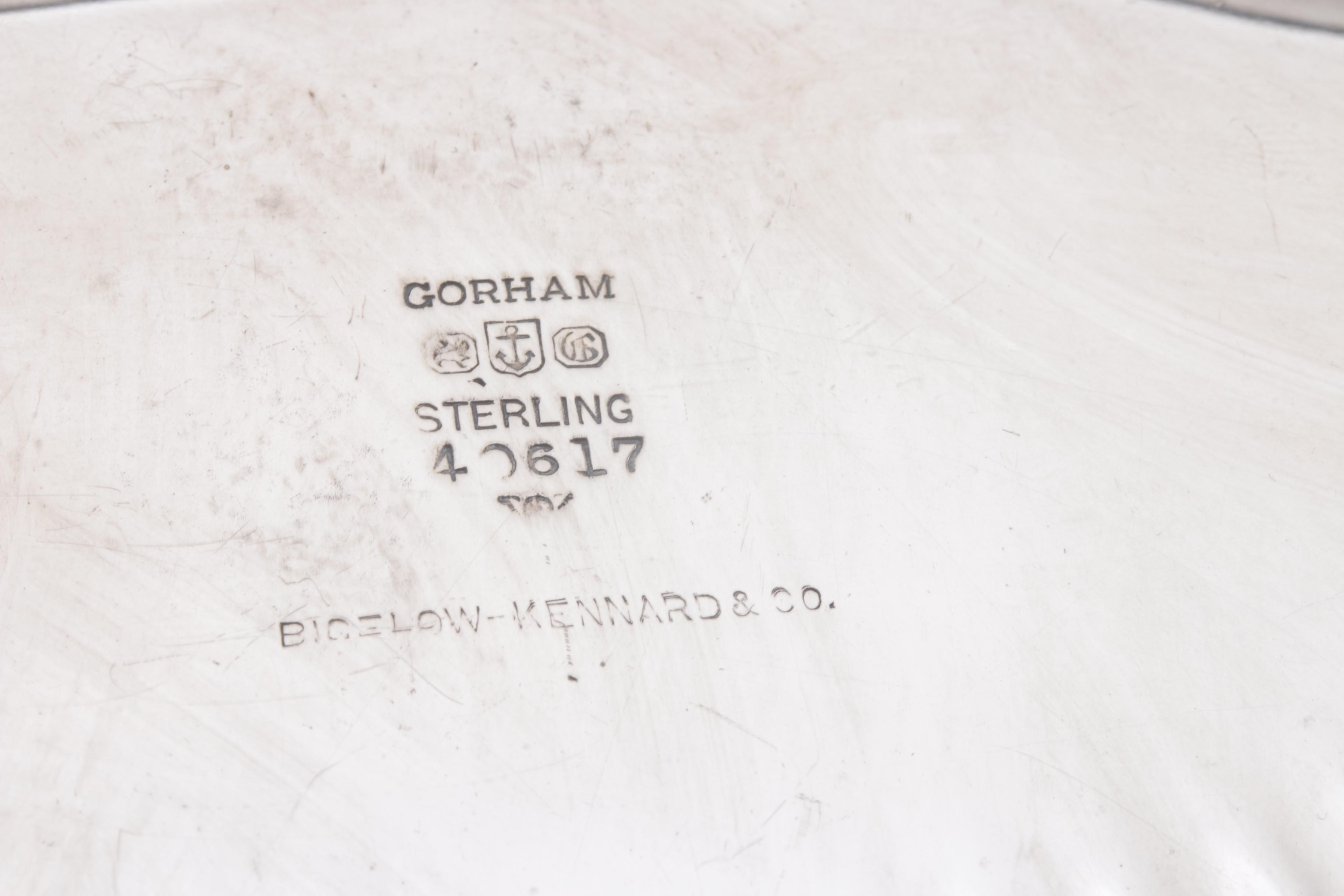 Gorham Sterling Shell Bon Bon Bowl with Baldwin & Miller Revere Bowl