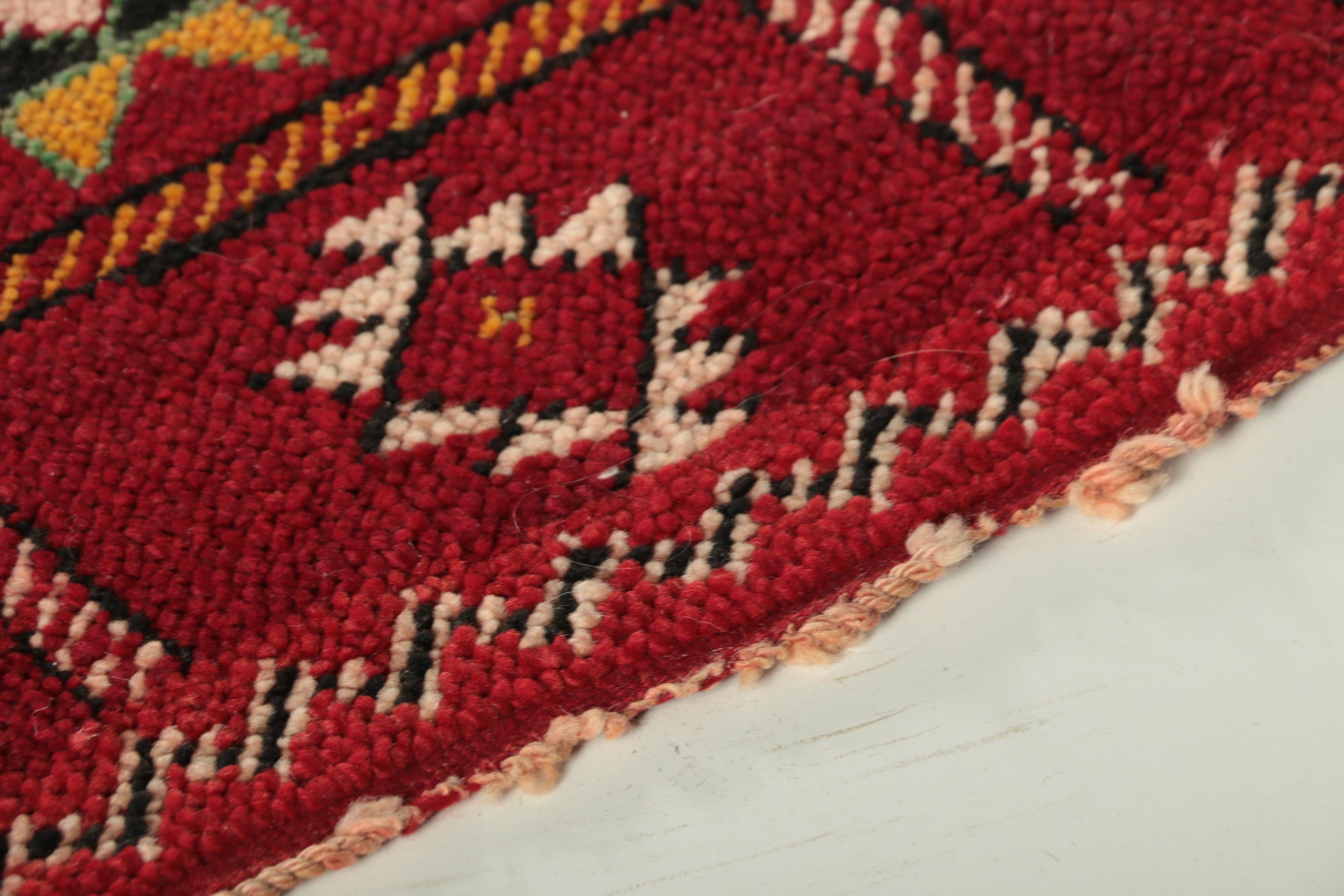 Hand-Knotted Indo-Caucasian Wool Rug