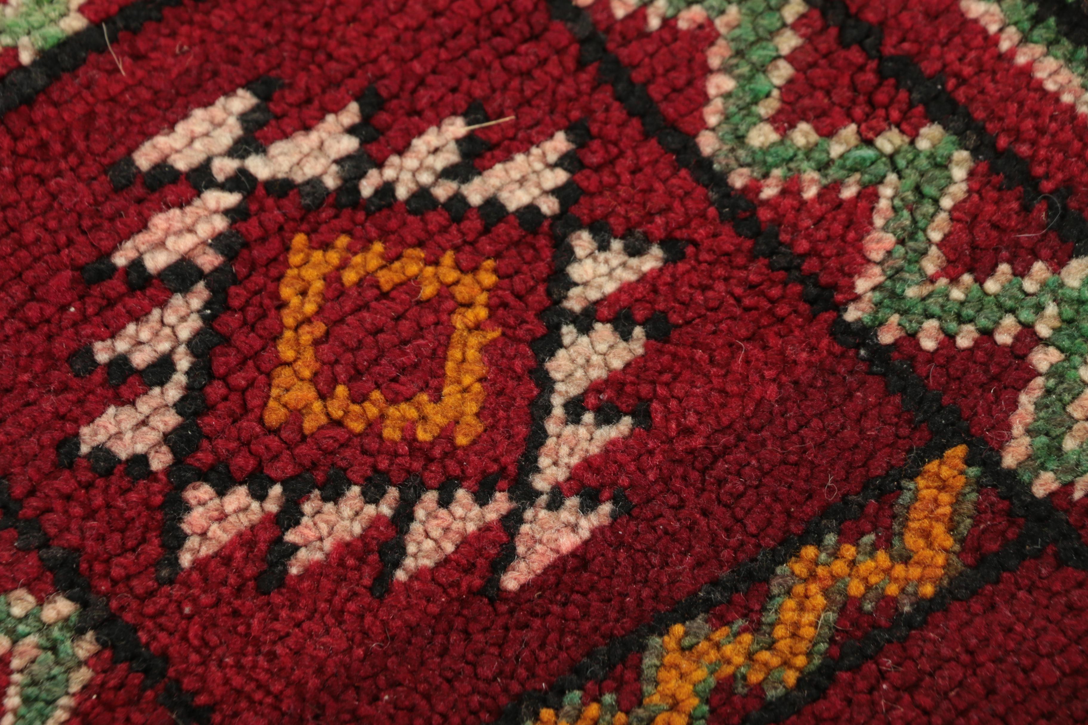Hand-Knotted Indo-Caucasian Wool Rug
