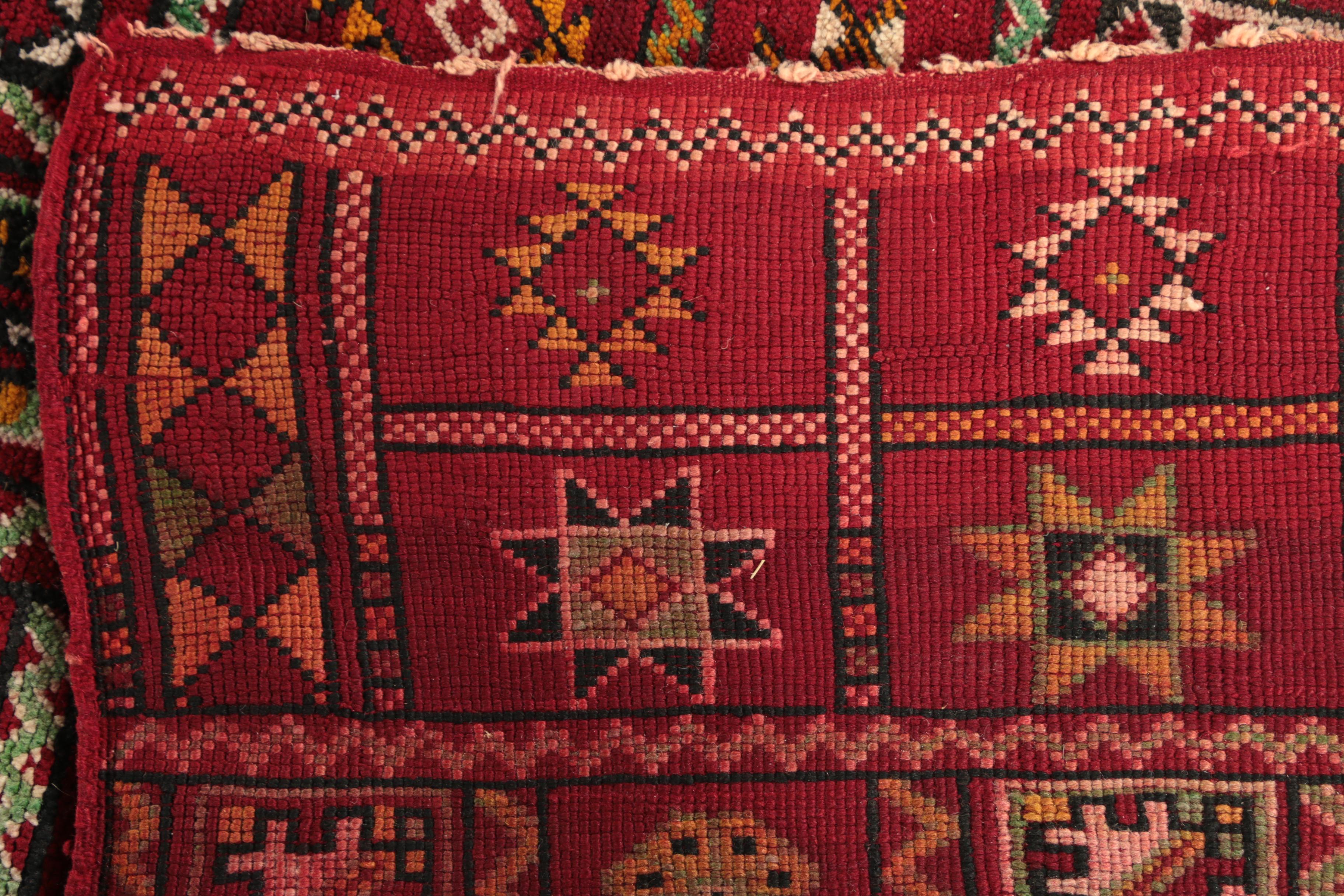Hand-Knotted Indo-Caucasian Wool Rug