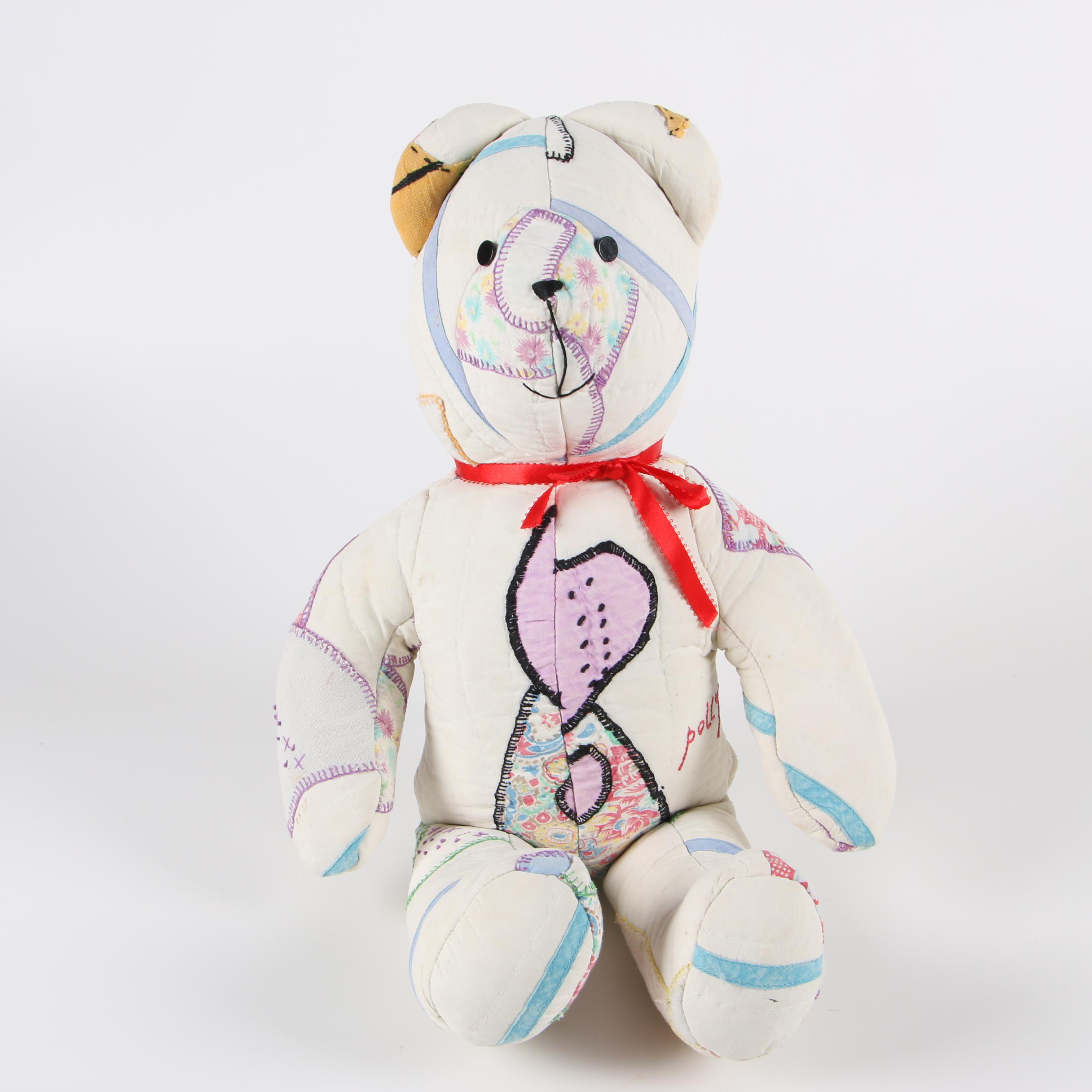 Patchwork Teddy Bears Made From Vintage and Antique Quilts