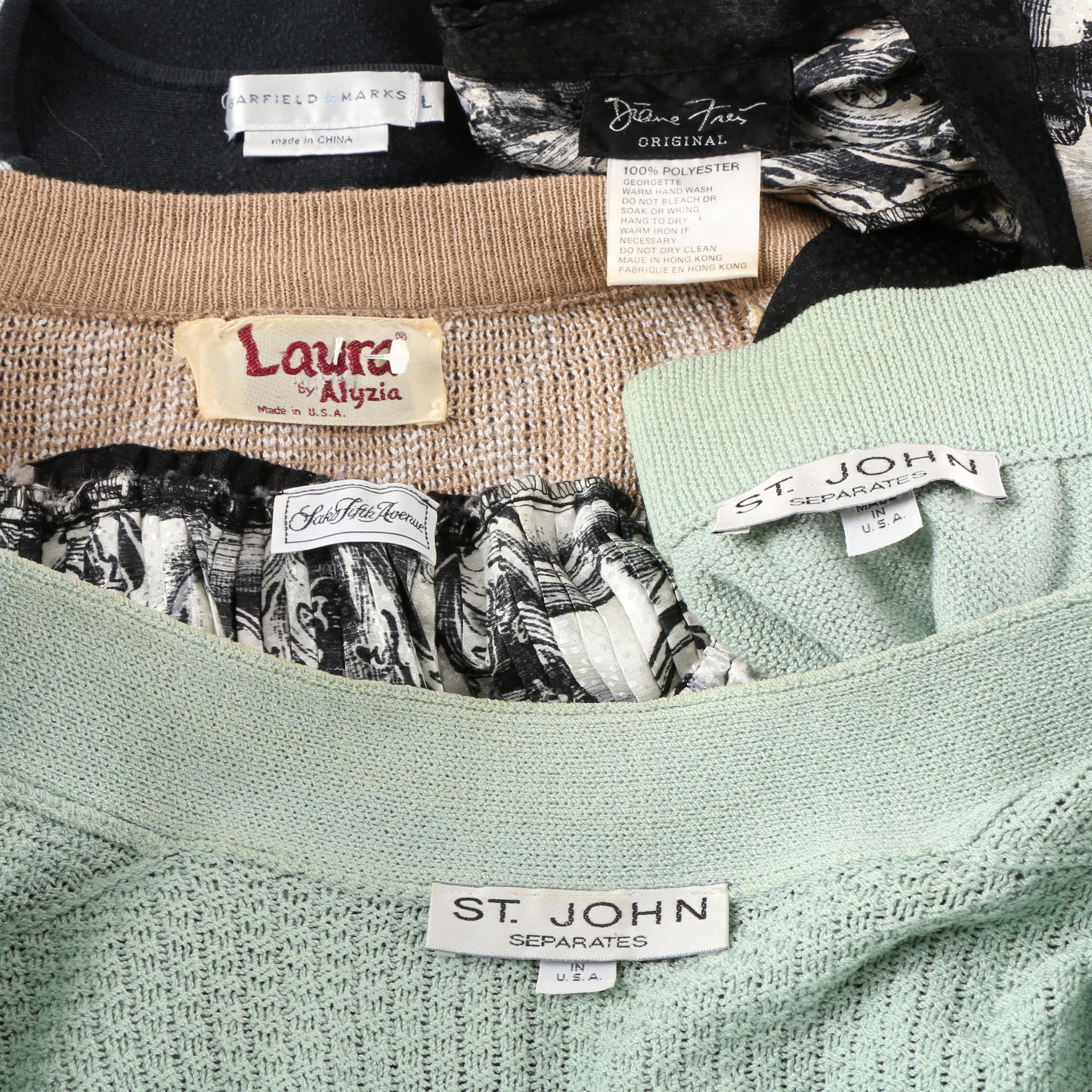 Women's Circa 1980s Vintage Skirt Suits Including St. John and Diane Freis