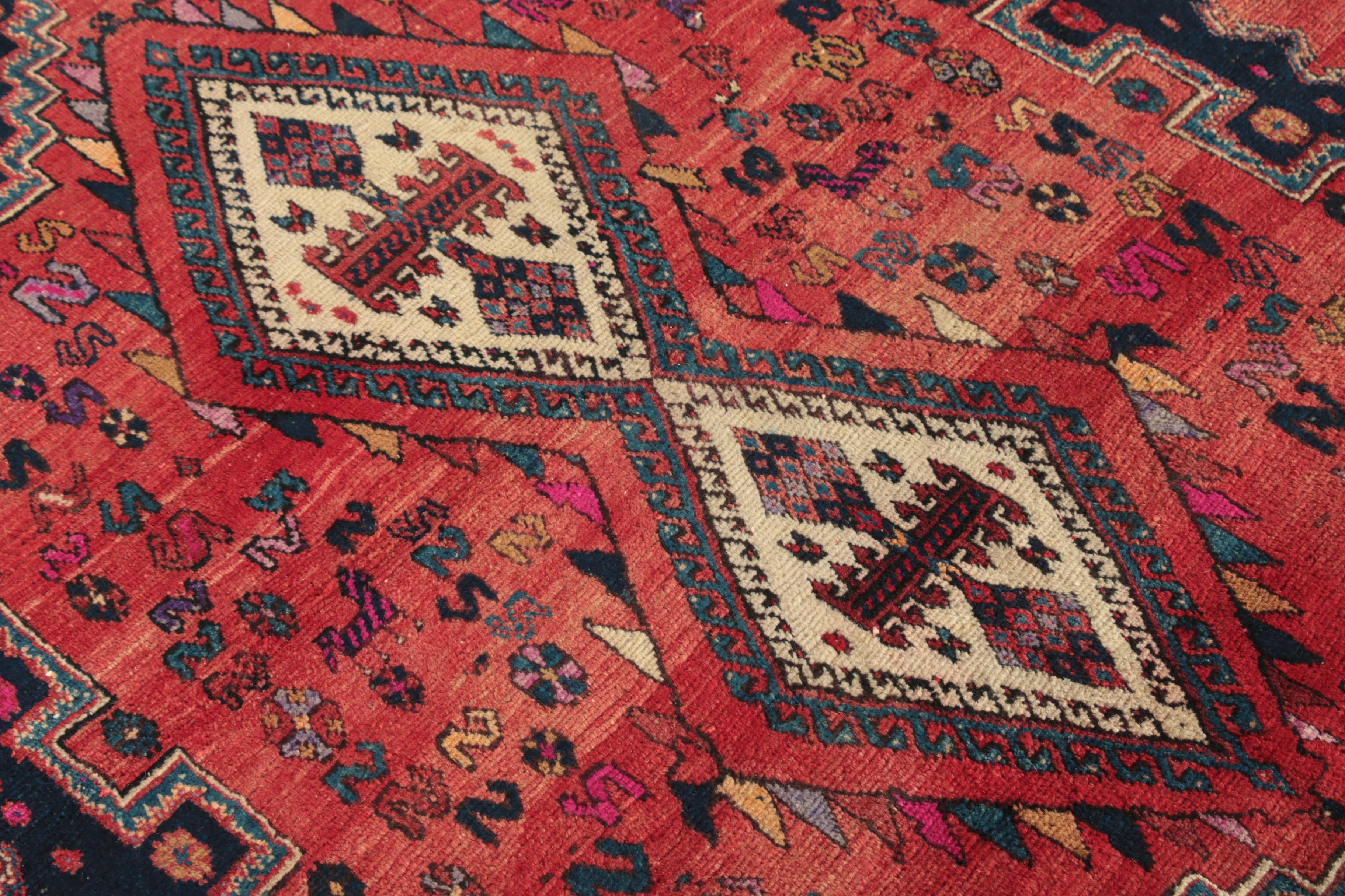 Hand-Knotted Persian Afshar Wool Rug