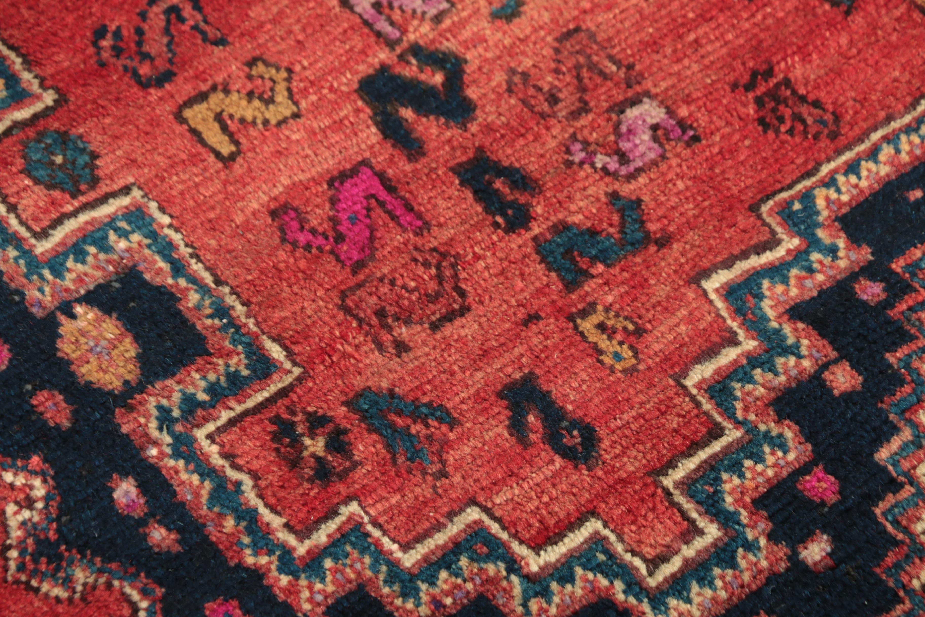 Hand-Knotted Persian Afshar Wool Rug