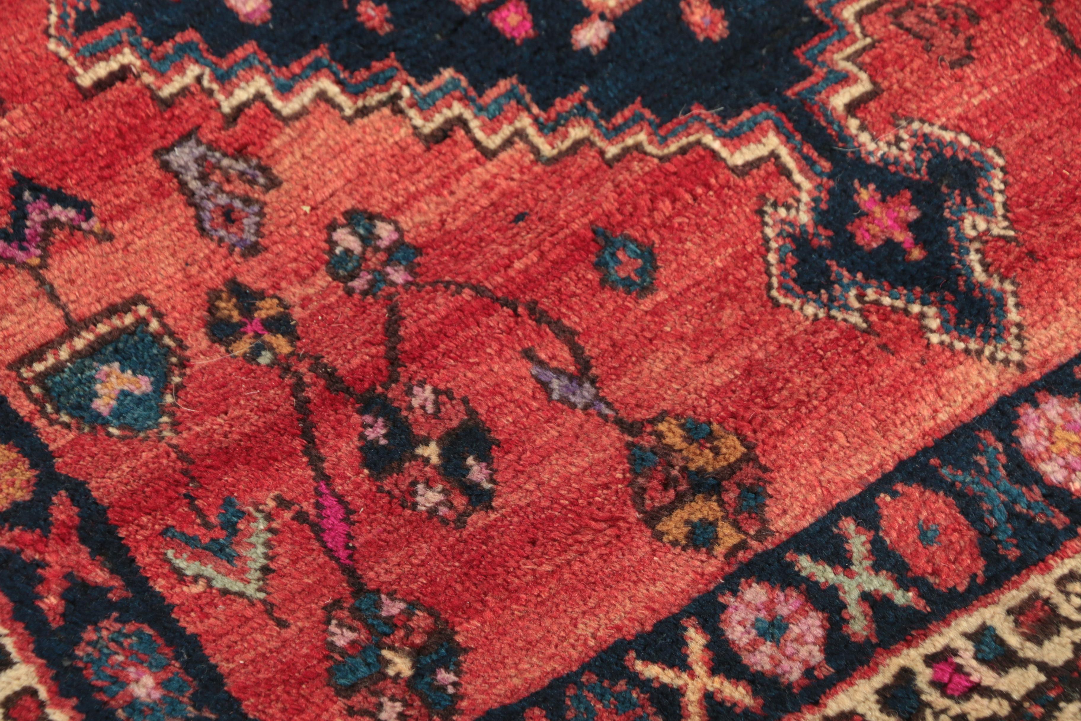 Hand-Knotted Persian Afshar Wool Rug