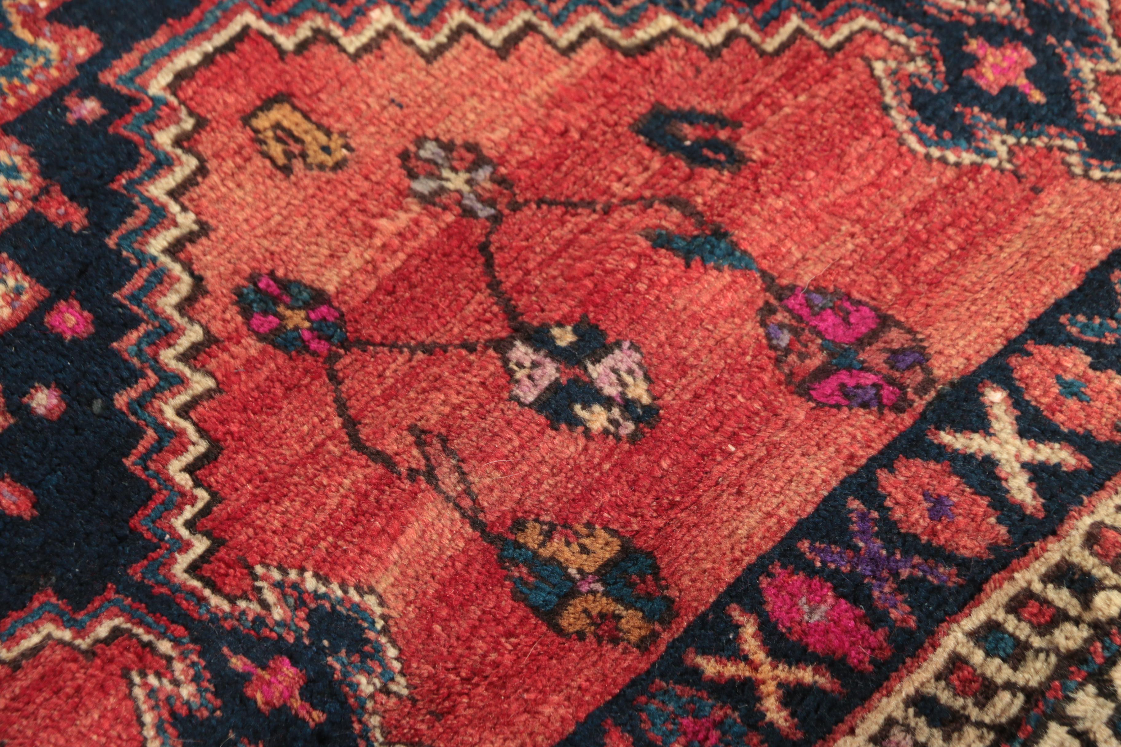 Hand-Knotted Persian Afshar Wool Rug