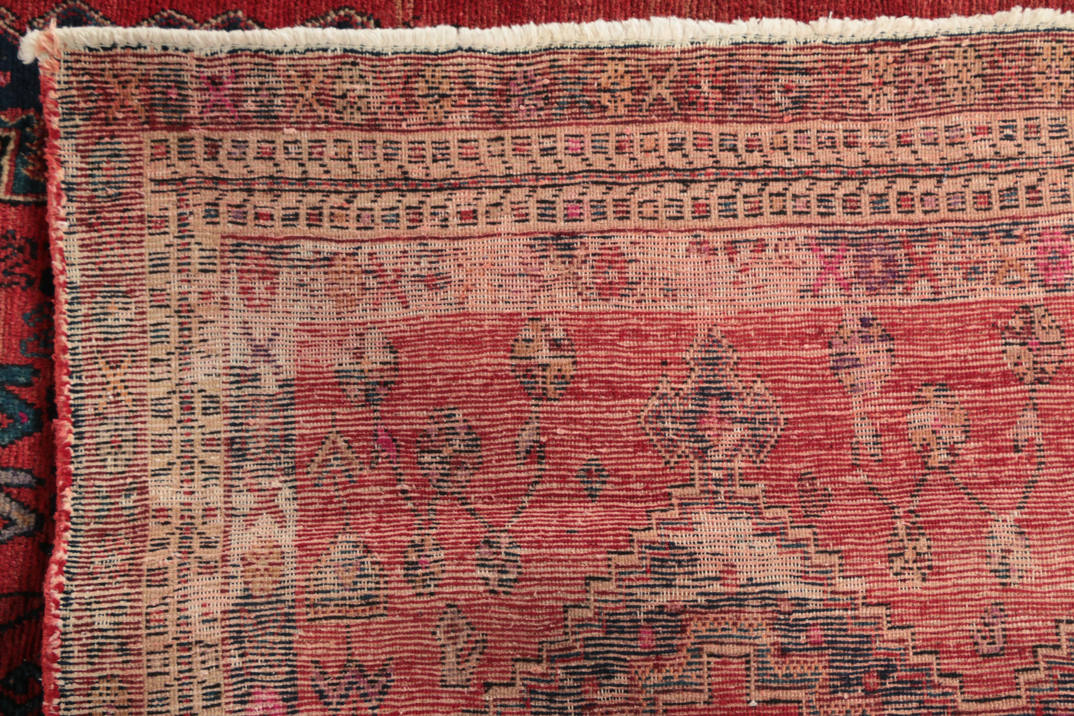 Hand-Knotted Persian Afshar Wool Rug