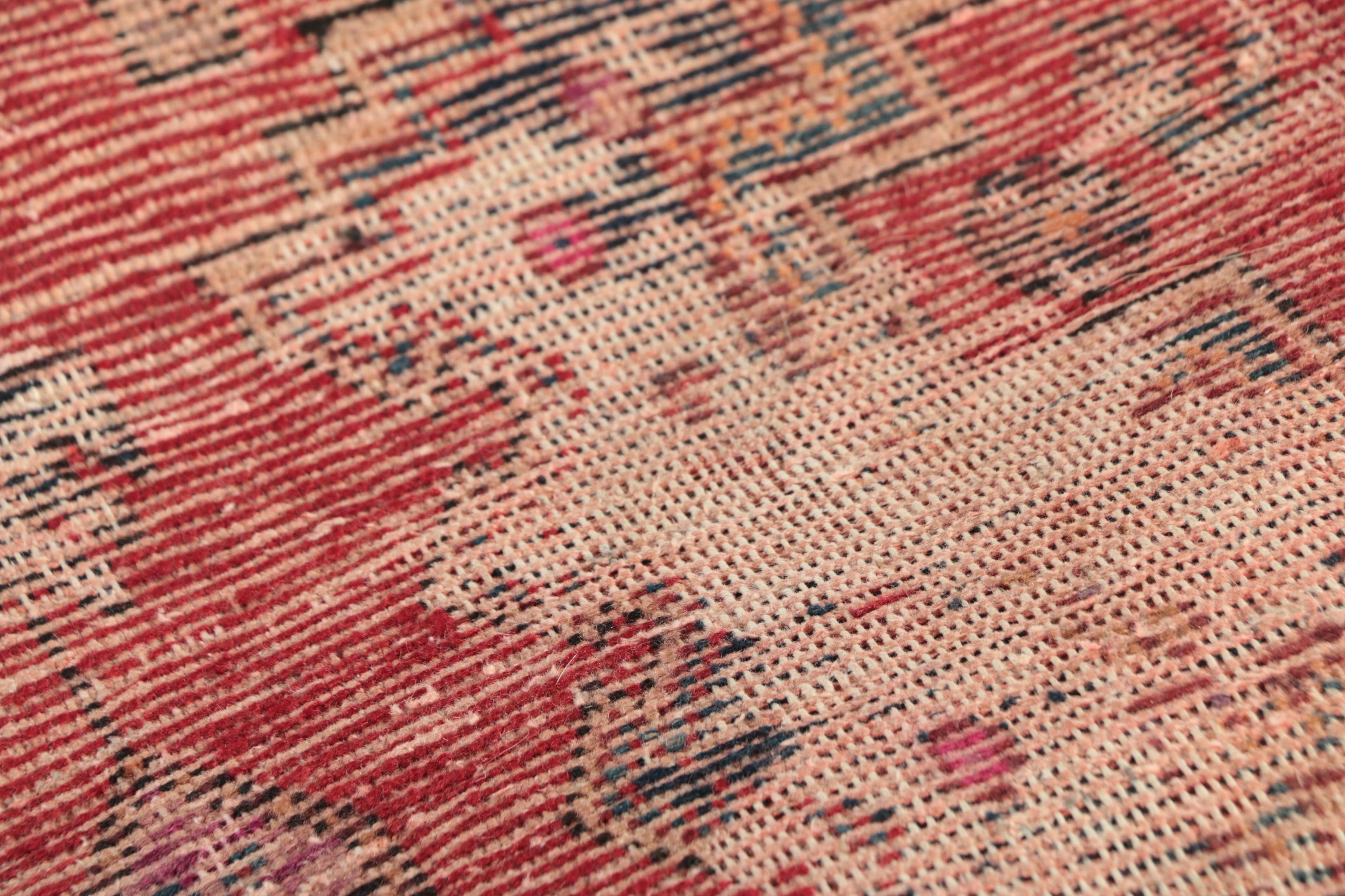 Hand-Knotted Persian Afshar Wool Rug