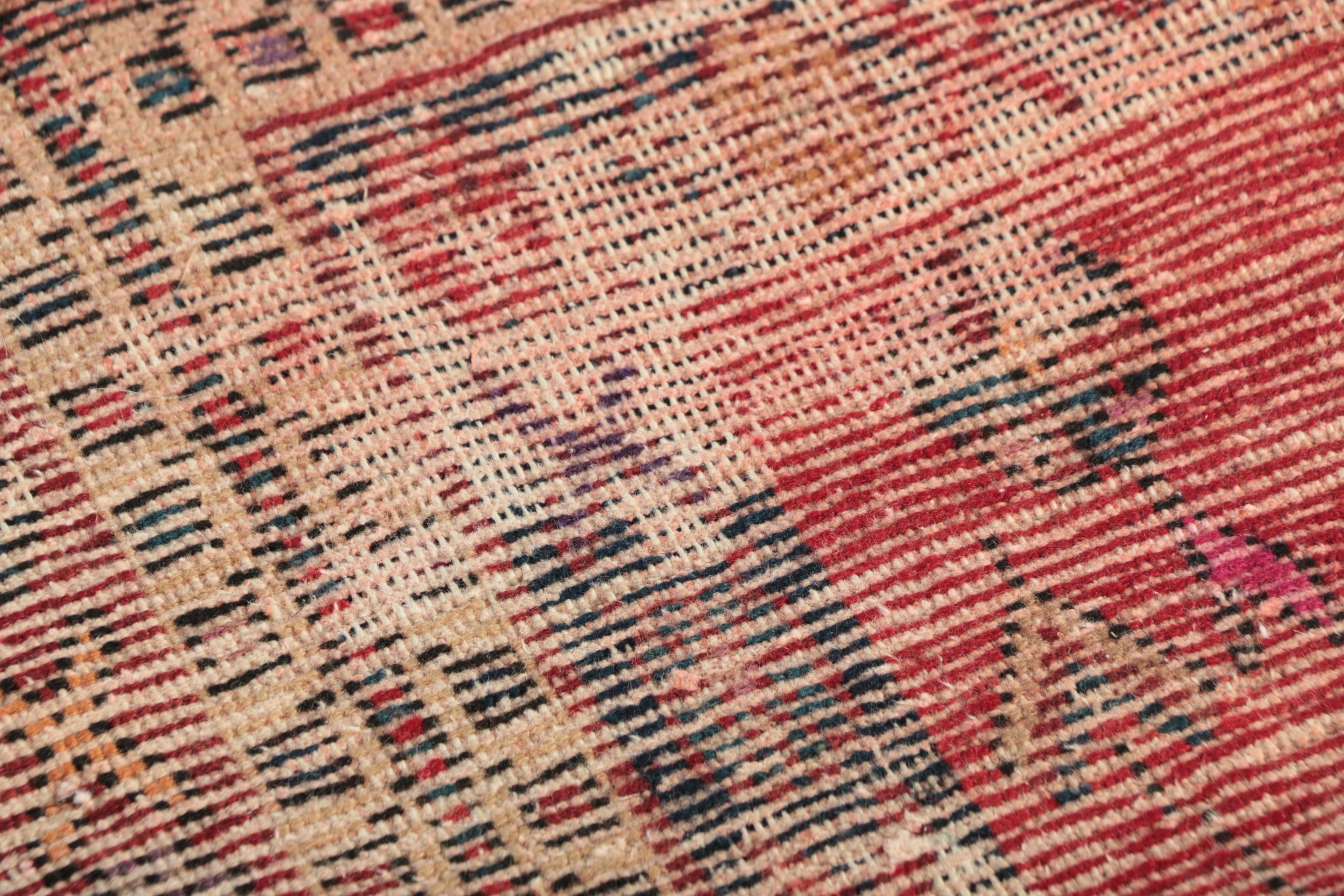 Hand-Knotted Persian Afshar Wool Rug