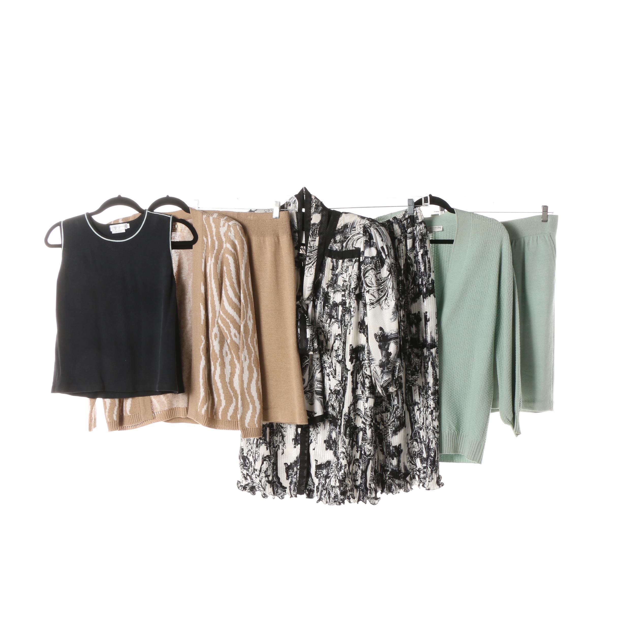 Women's Circa 1980s Vintage Skirt Suits Including St. John and Diane Freis