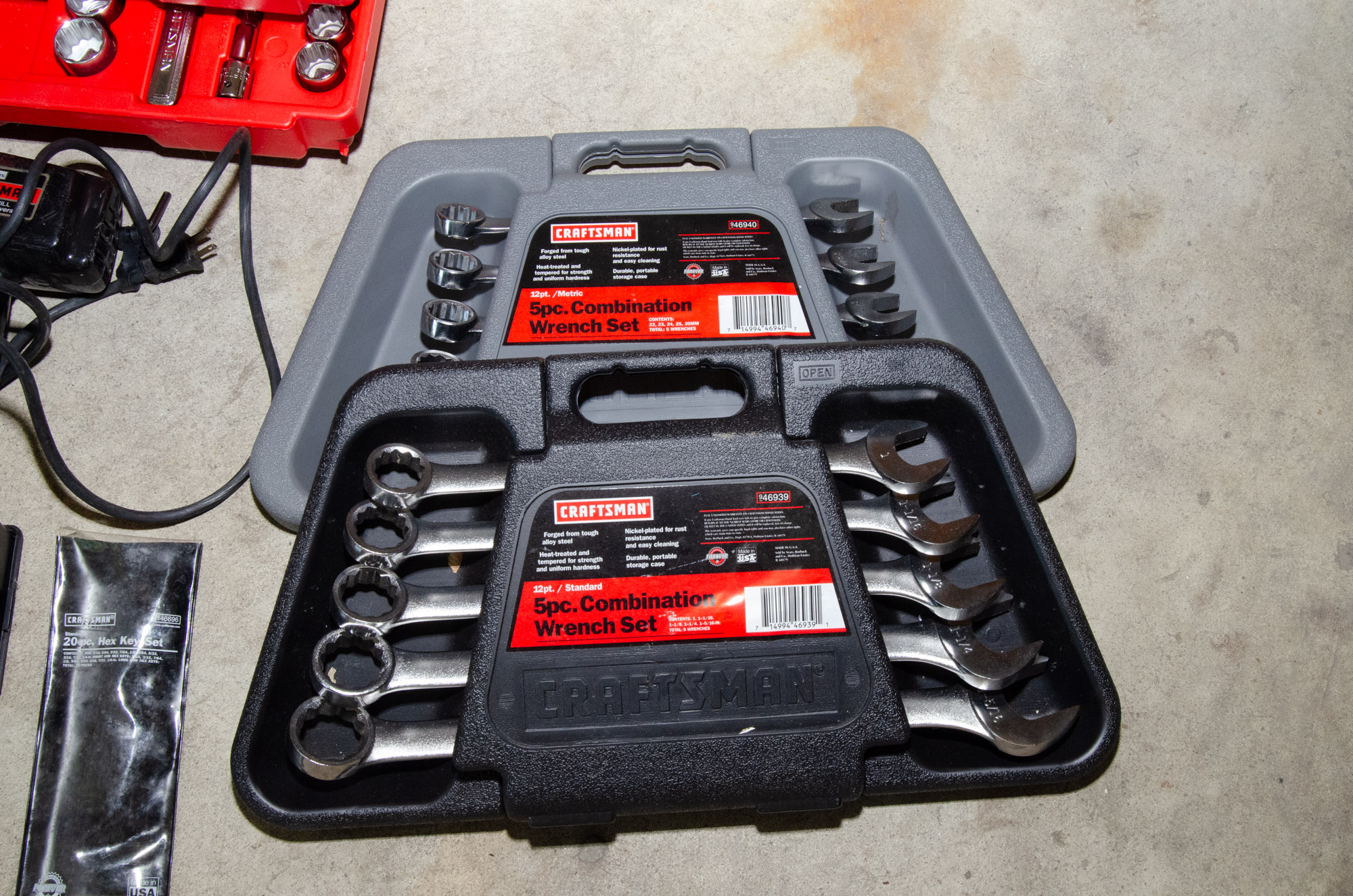 Craftsman Tool Sets and Corded Electric Drill