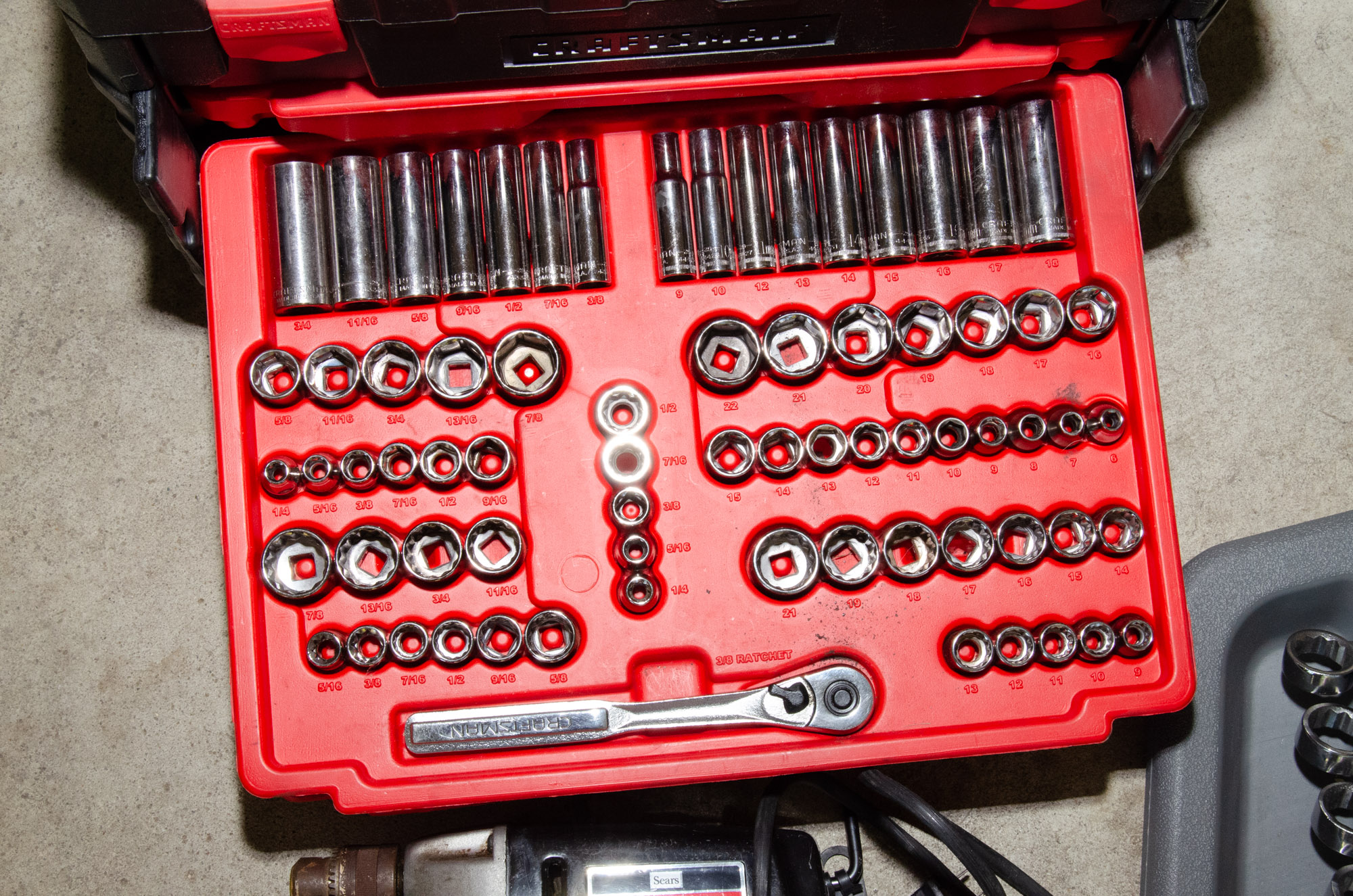 Craftsman Tool Sets and Corded Electric Drill