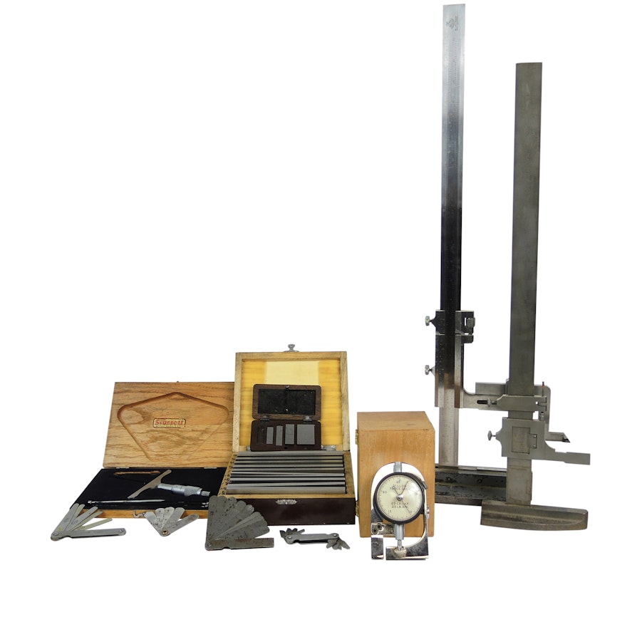 Precision Instruments Including Height Gauges, Force Gauge and More