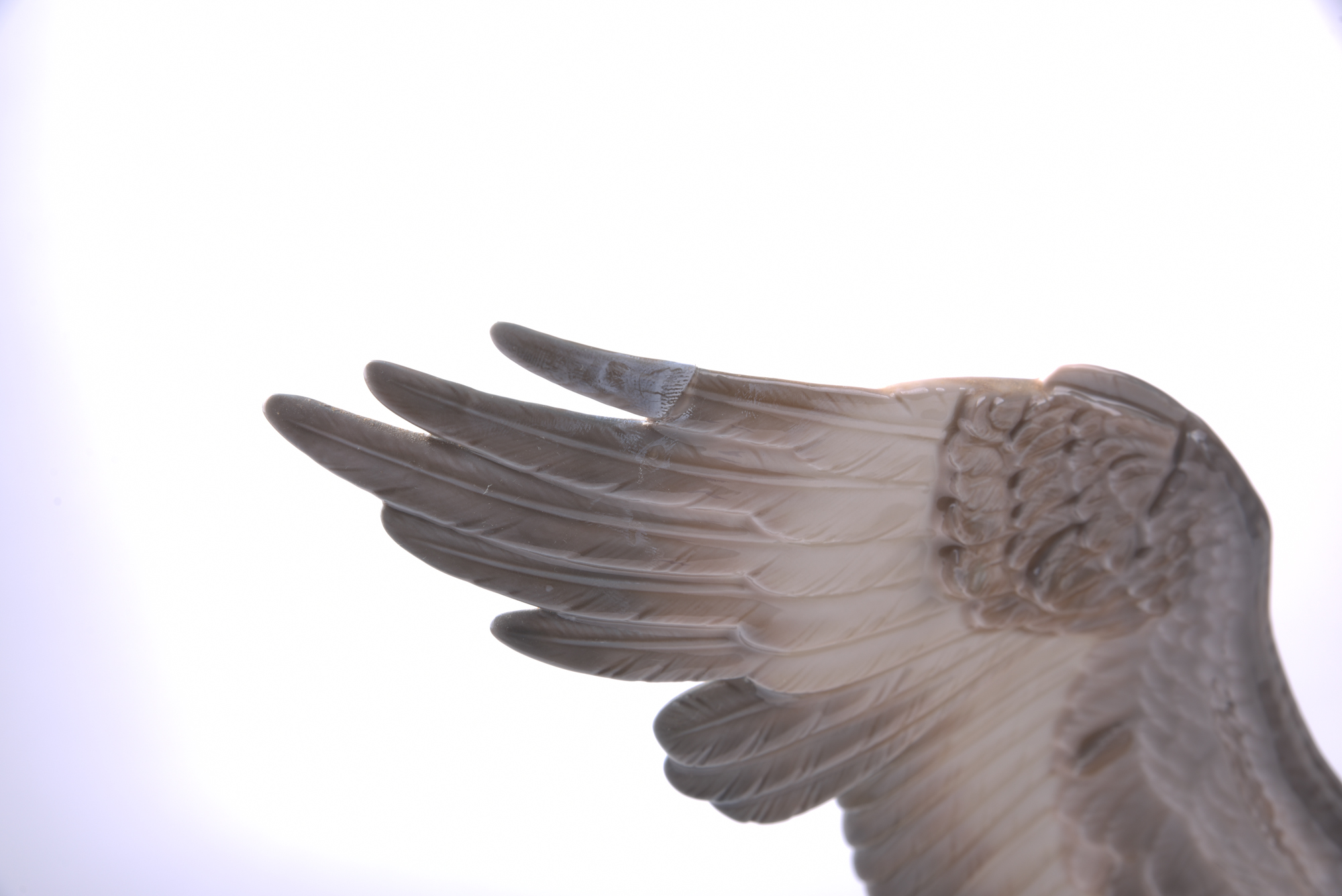 Lladró Signed "Freedom Eagle" Porcelain Sculpture, 1989